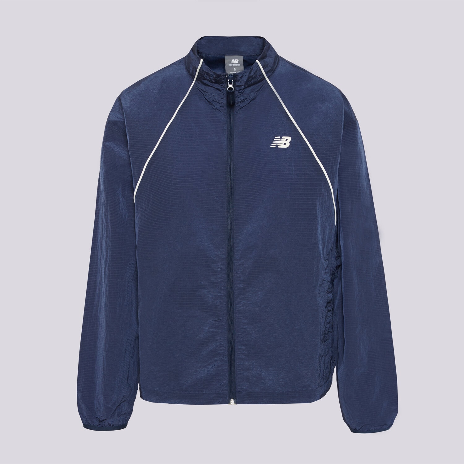 Kurtka wiosenna / jesienna damska NEW BALANCE KURTKA SPORT LEGACY JACKET WJ6113KSNNY GRANATOWY