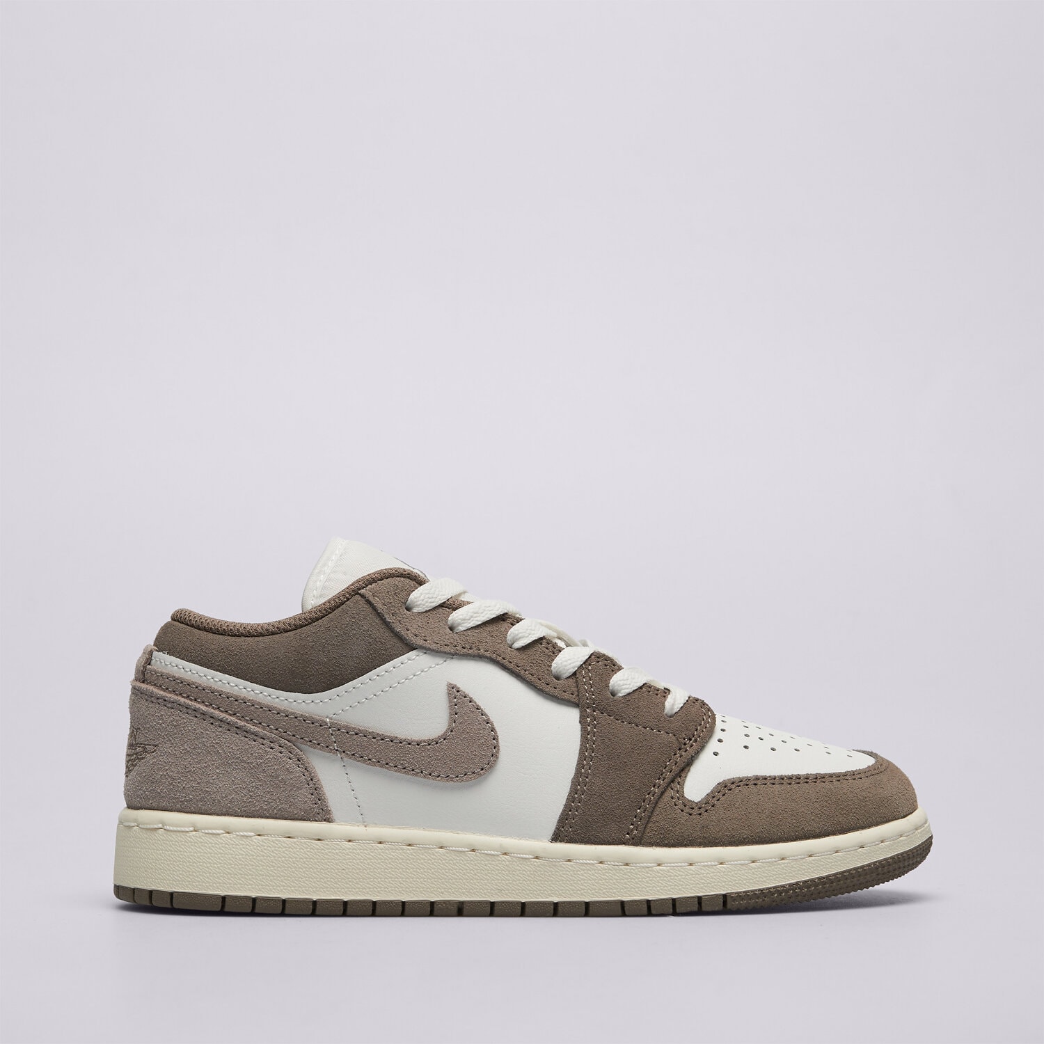 Buty sneakersy dla dzieci JORDAN AIR 1 LOW BG  553560-026 BIAŁY