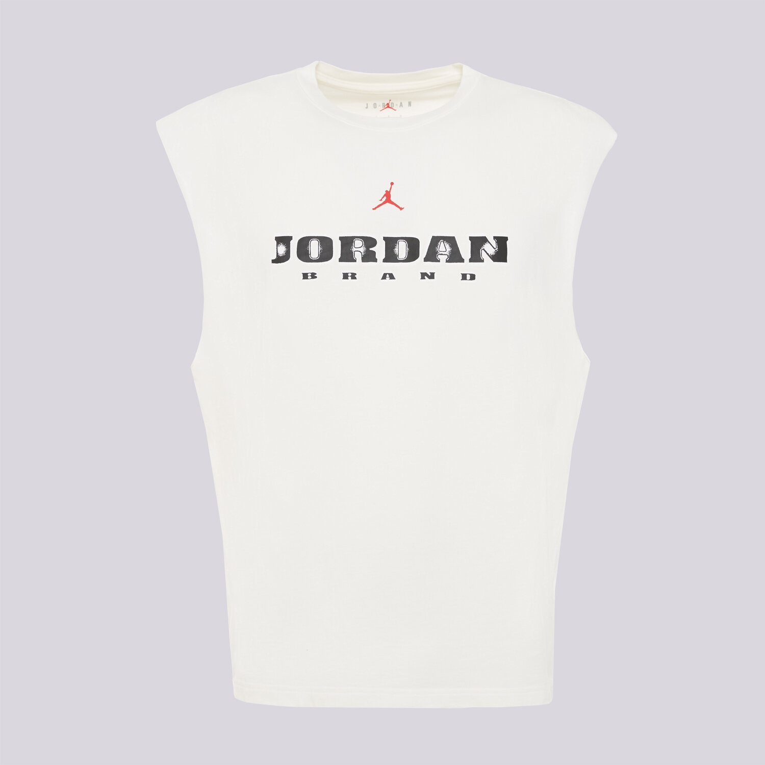 Koszulka, t-shirt sportowy męski JORDAN TANK M J BRK GFX SLVLS MSCLE TOP IF3131-133 BIAŁY