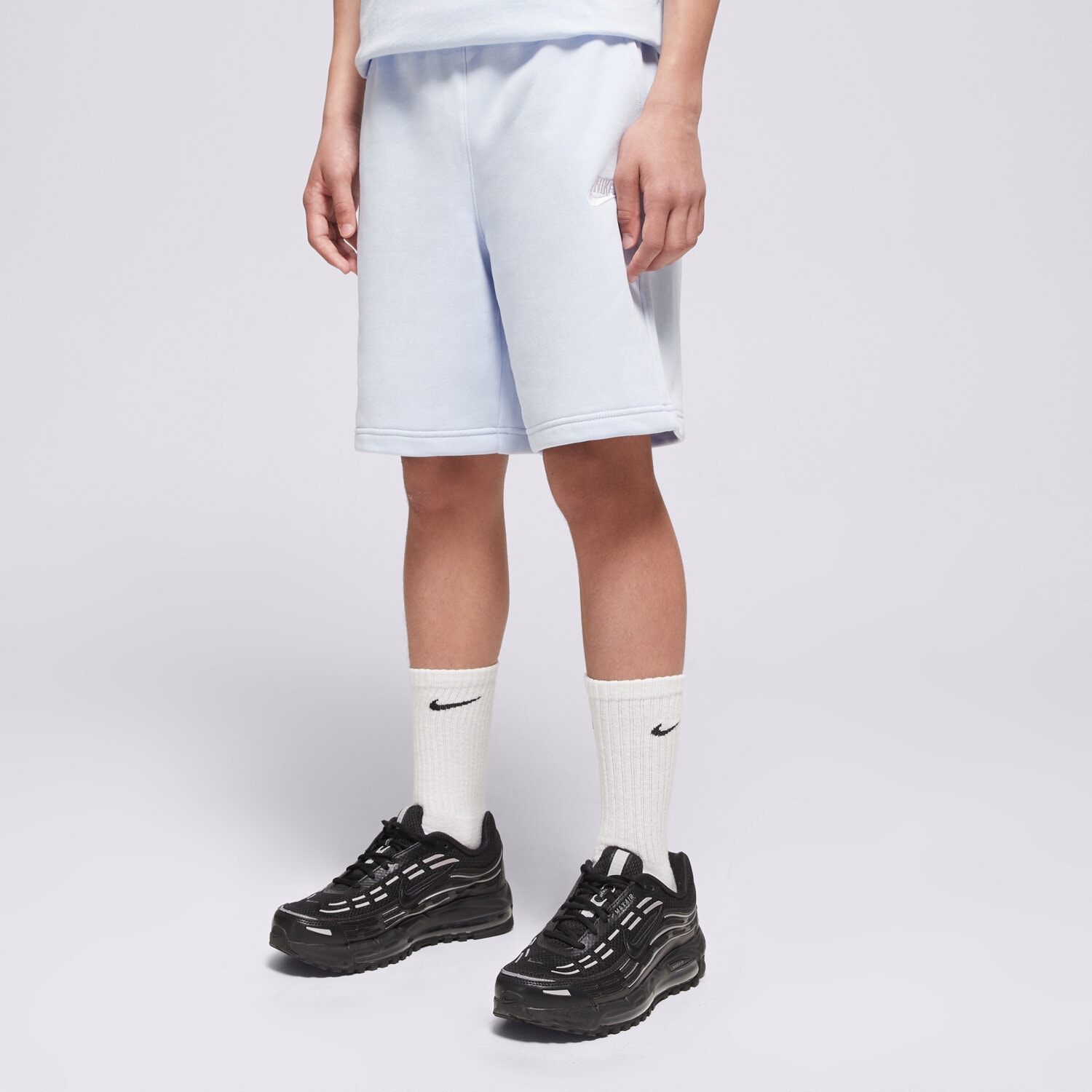 NIKE SZORTY K NSW CLUB FT SHORT LBR BOY FD3015-408 NIEBIESKI