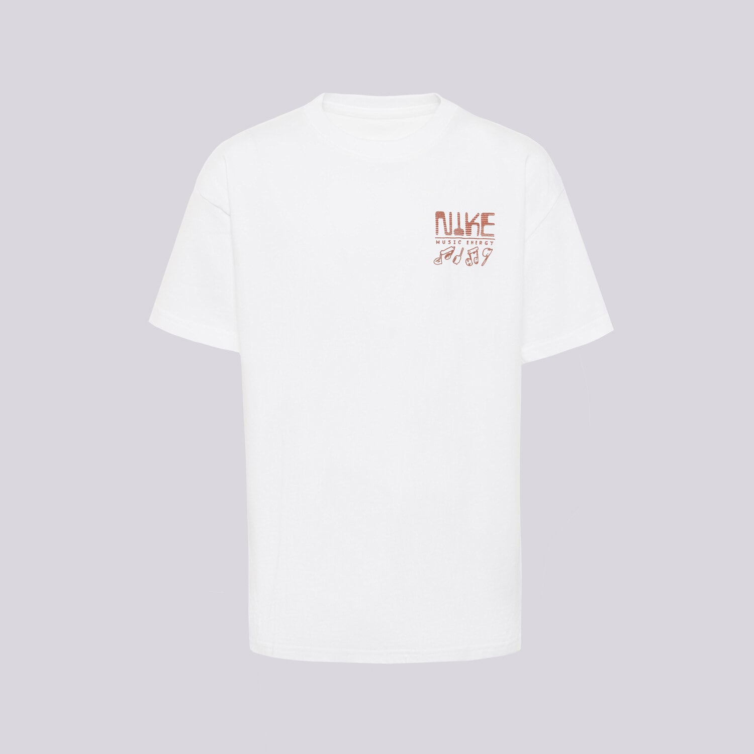 Koszulka, t-shirt dla dzieci NIKE T-SHIRT K NSW TEE M90 SWOOSH SOUNDS BOY IR5178-100 BIAŁY