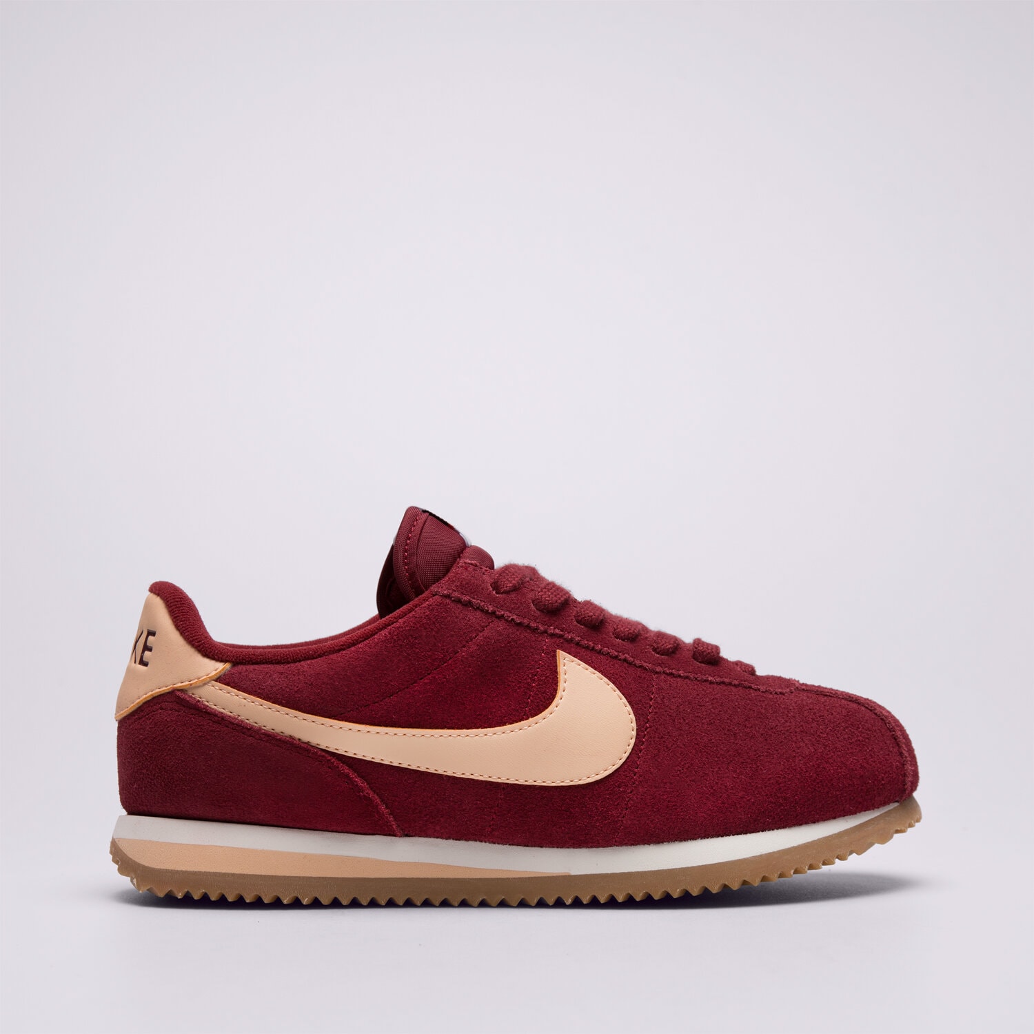 Buty sneakersy damskie W NIKE CORTEZ SUEDE IB1857-601 BORDOWY