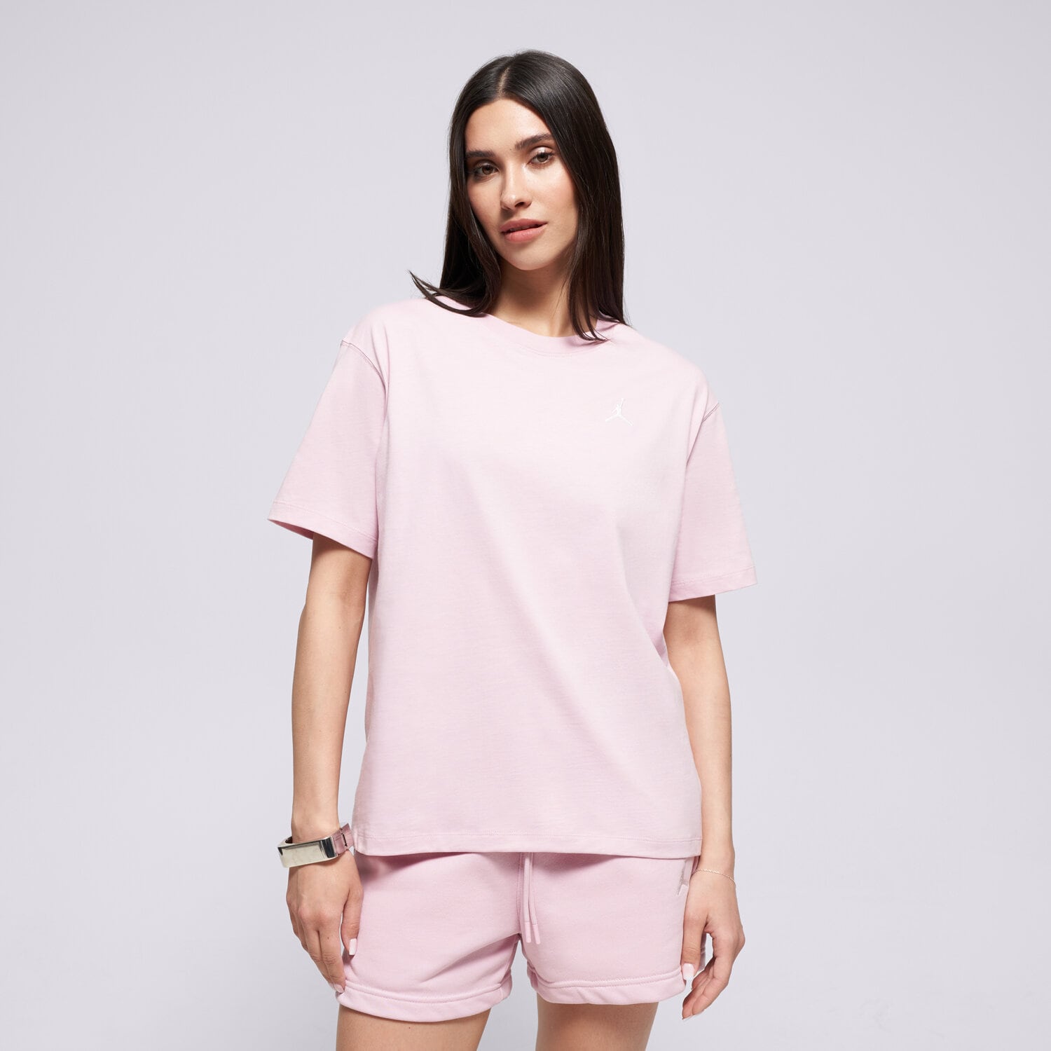 Koszulka, t-shirt damski JORDAN T-SHIRT W J BRK ESS SS GF TEE 23 FN4500-676 RÓŻOWY