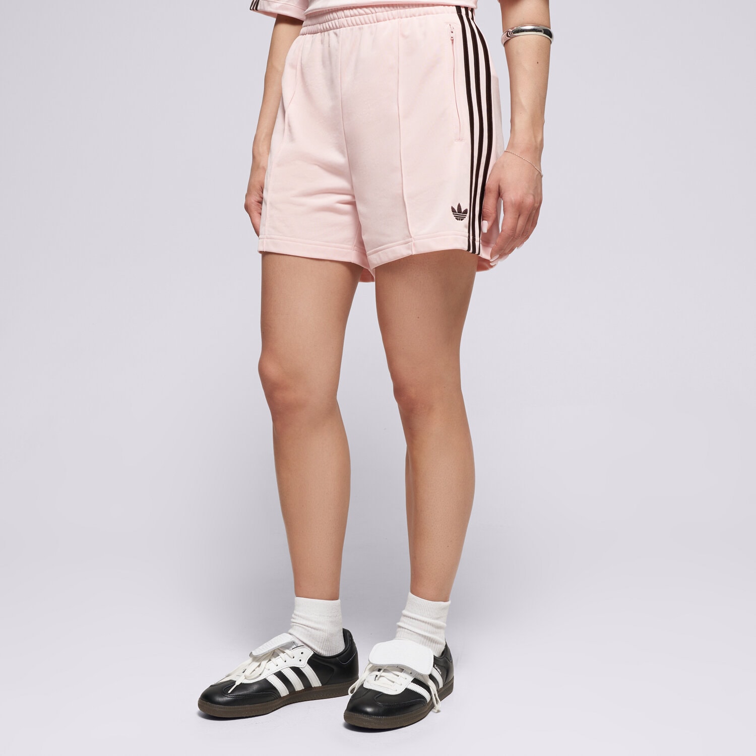 Krótkie spodenki, szorty damskie ADIDAS SZORTY FB SHORT KD3671 RÓŻOWY