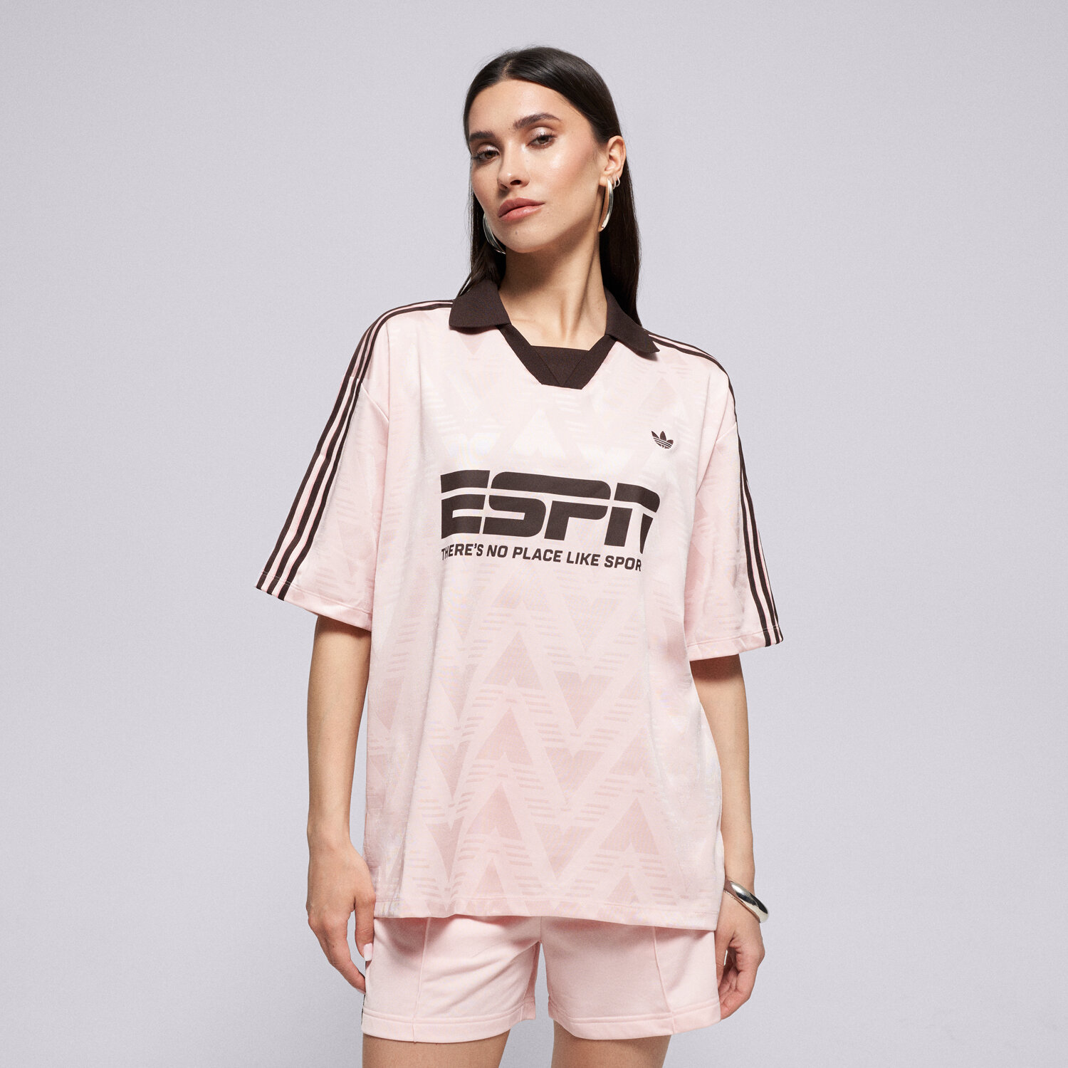 Koszulka, t-shirt damski ADIDAS T-SHIRT FOOTBALL JERSEY KG3611 RÓŻOWY