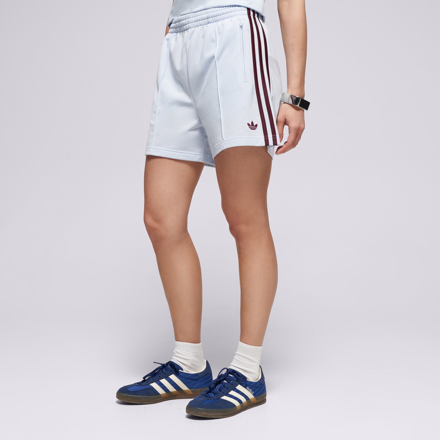 Krótkie spodenki, szorty damskie ADIDAS SZORTY FB SHORT KD3670 NIEBIESKI