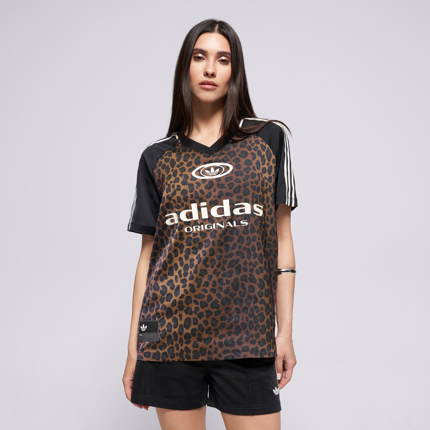 Koszulka, t-shirt damski ADIDAS T-SHIRT STN FBALL JRSY KA2671 BRĄZOWY