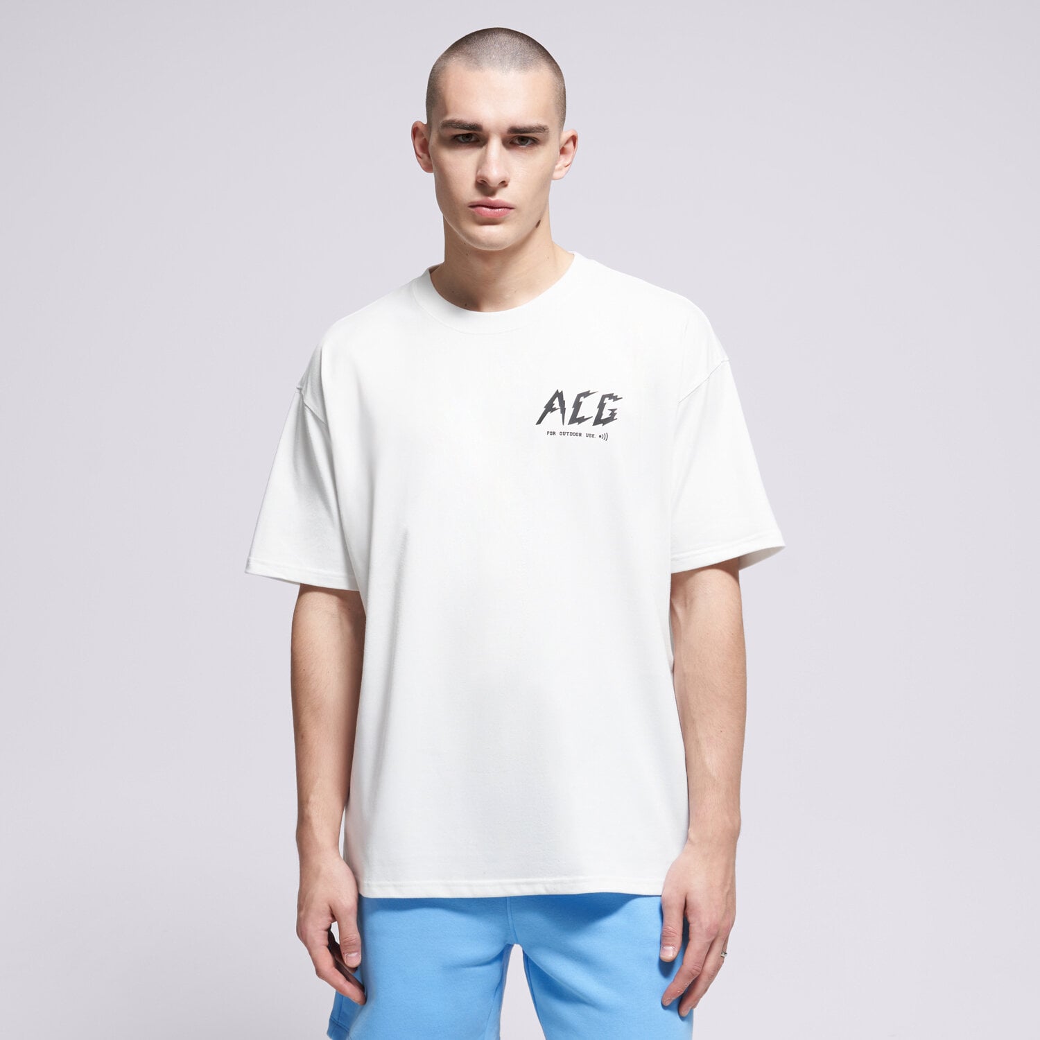 Koszulka, t-shirt sportowy męski NIKE T-SHIRT M ACG DF TEE LSE CMP WLKE TLKE IH1314-121 BIAŁY