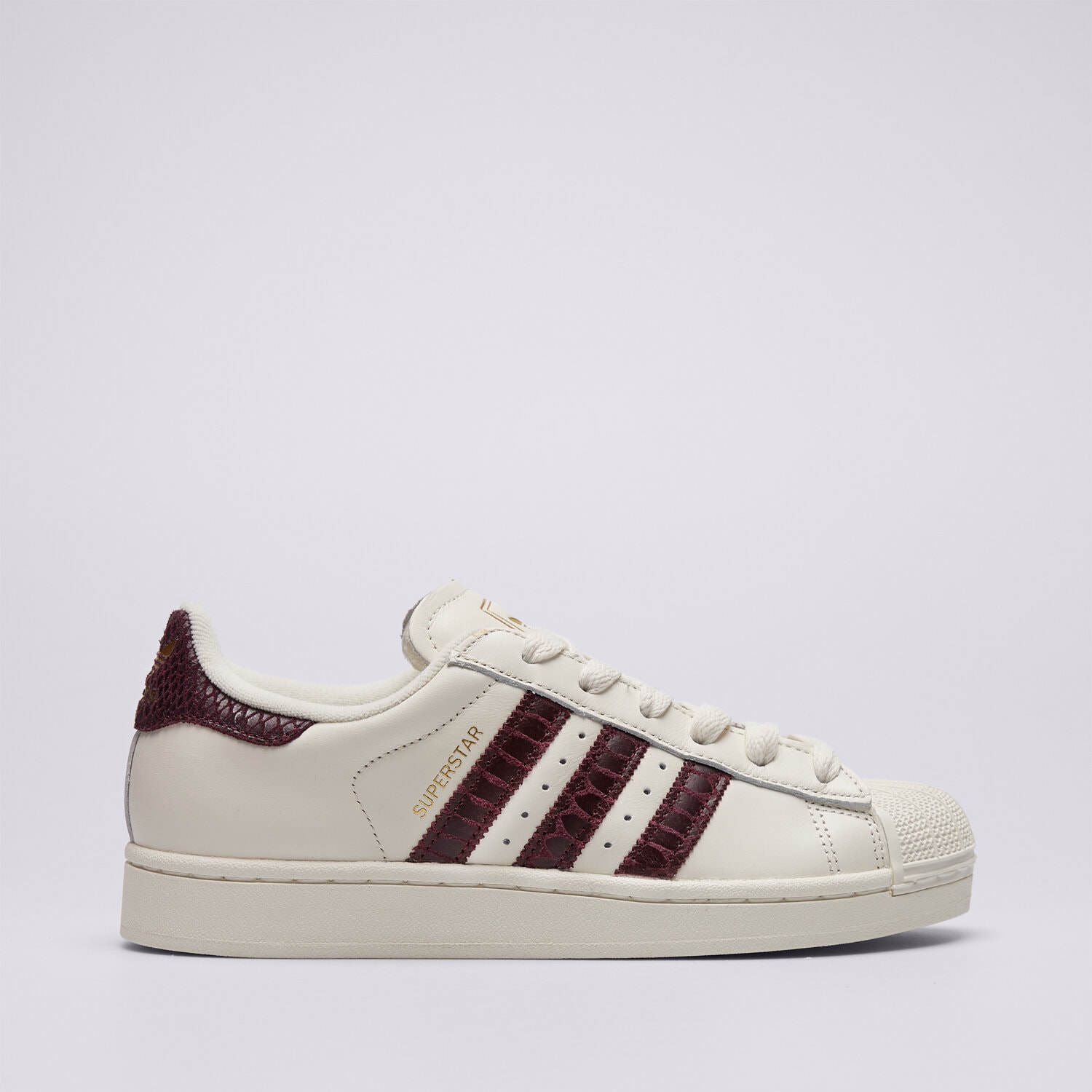 Buty sneakersy damskie ADIDAS SUPERSTAR II W KI3570 BEŻOWY