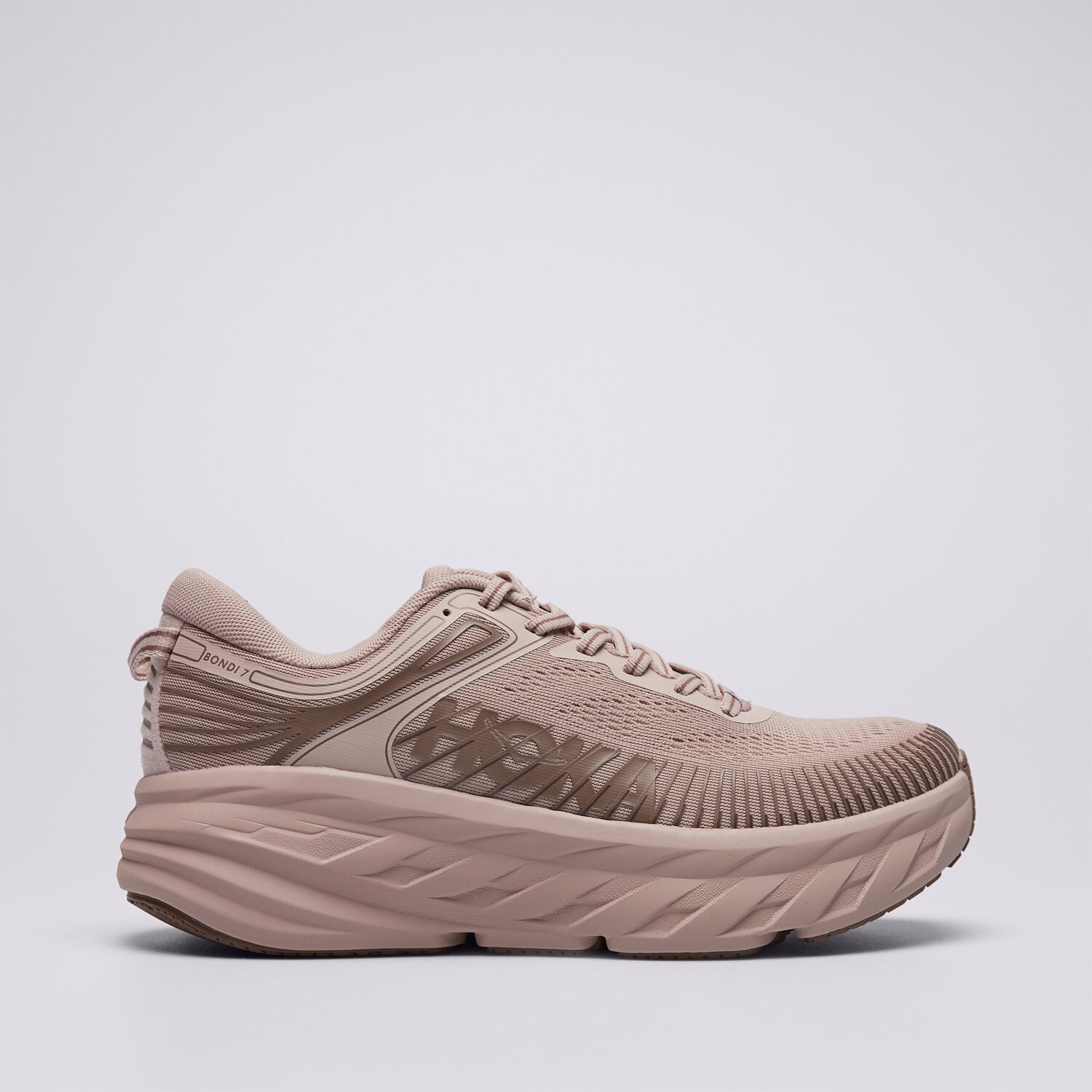 Buty sneakersy damskie HOKA BONDI 7 1110519DRDT BEŻOWY