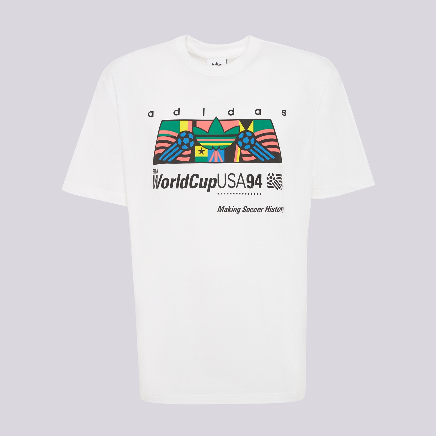 Koszulka, t-shirt sportowy męski ADIDAS T-SHIRT AFRC GFX SS T KD3817 BIAŁY