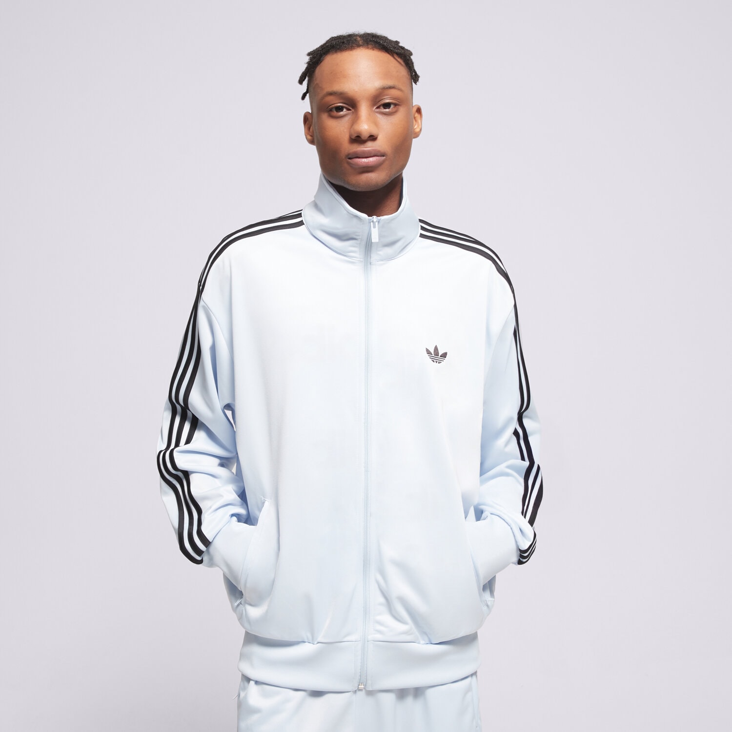 Bluza męska ADIDAS BLUZA ROZPINANA FIREBIRD TT KC7997 NIEBIESKI