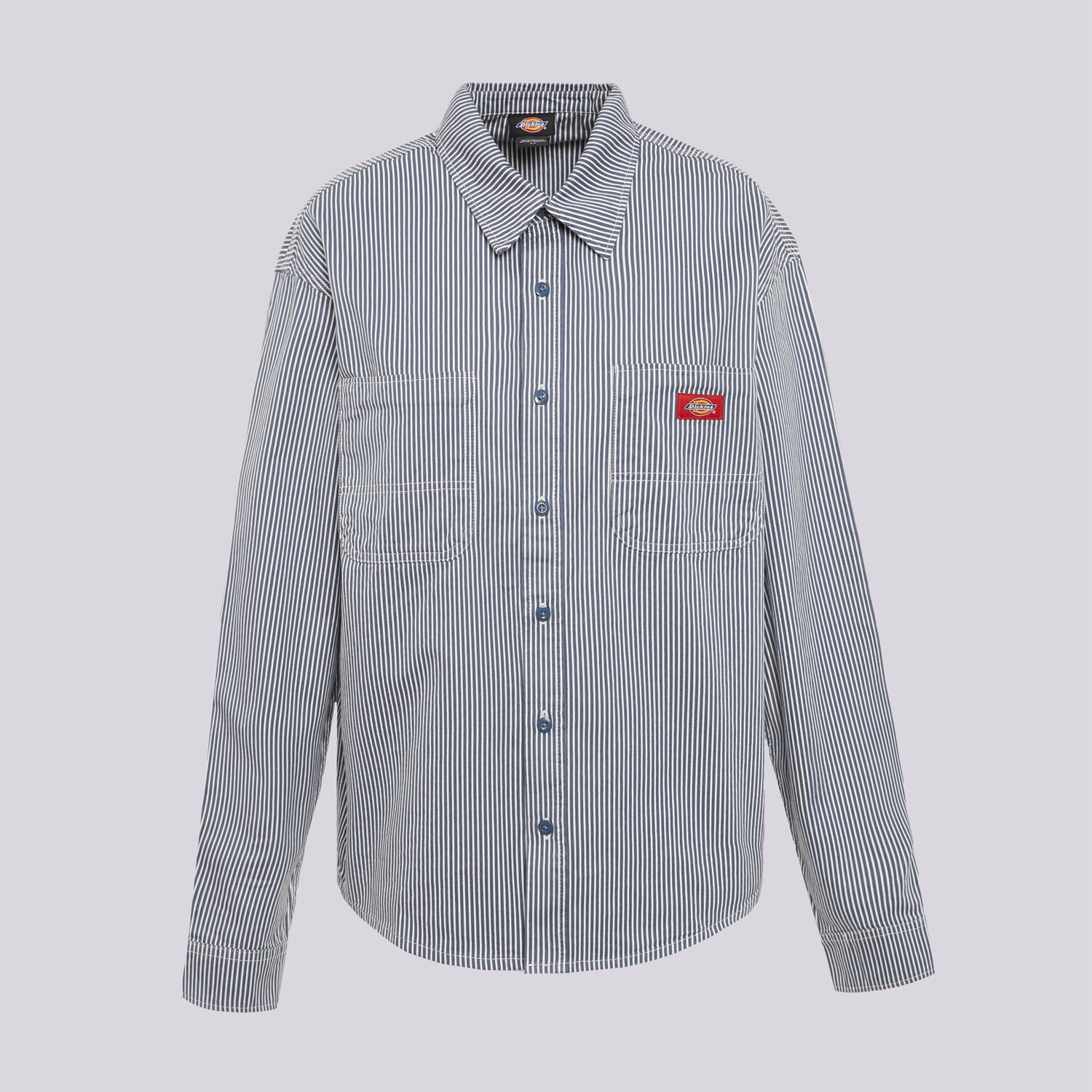 Koszulka, t-shirt damski DICKIES HICKORY WORK SHIRT LS DK0A889SRI21 NIEBIESKI