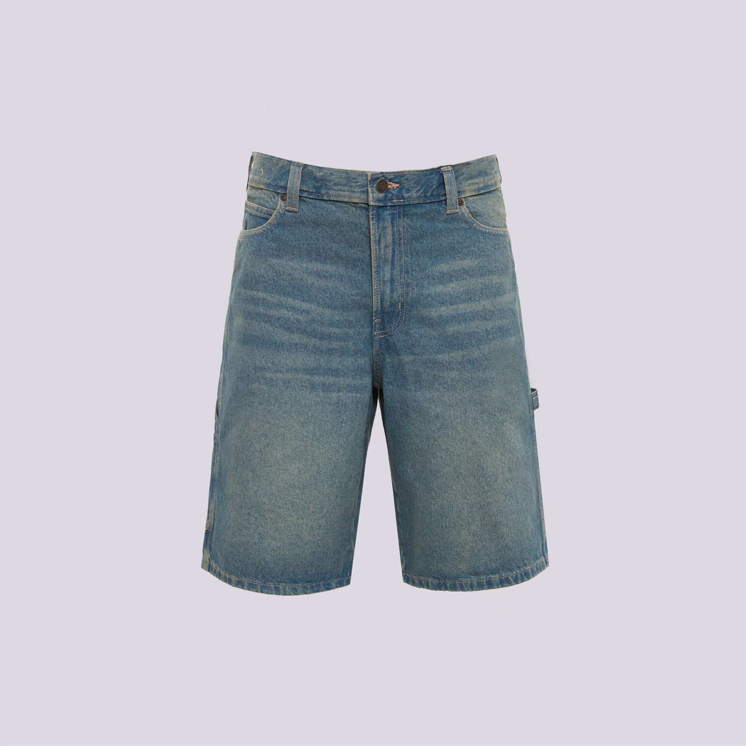 Krótkie spodenki, szorty męskie DICKIES SZORTY 993 11 INCH CARPENTER SHORT JEANS DK0A88FCL231 NIEBIESKI
