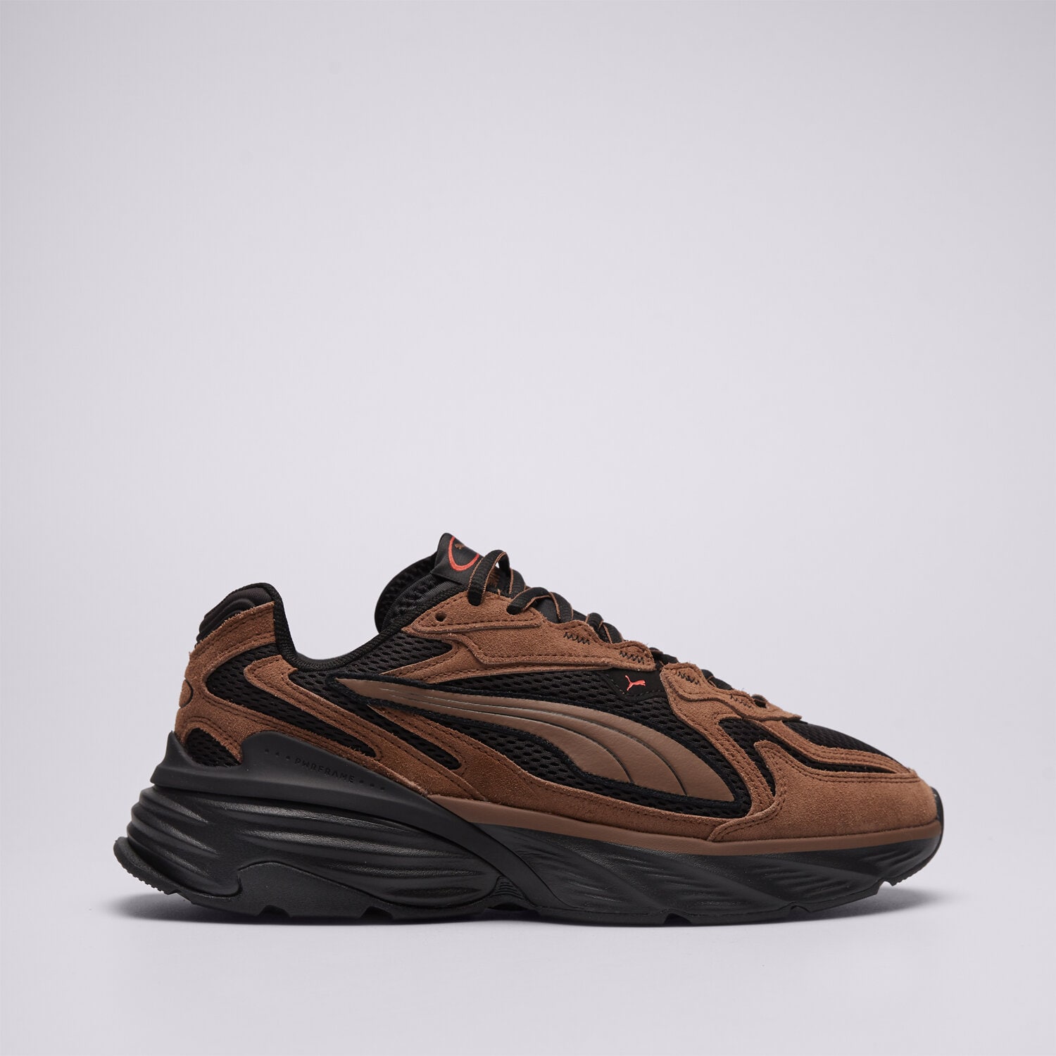Buty sneakersy męskie PUMA FADE NITRO LS 40620203 BRĄZOWY