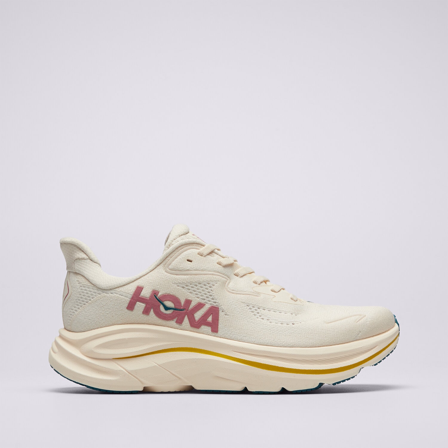 Buty sneakersy damskie HOKA CLIFTON 10 1162031BHLB BEŻOWY