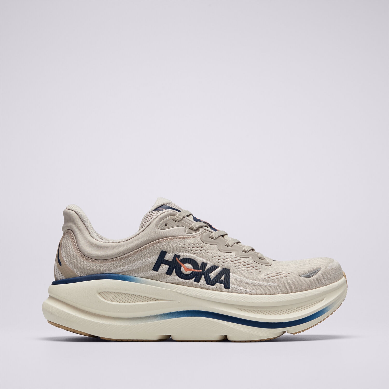 Buty sneakersy męskie HOKA BONDI 9 1162011SCCG SZARY