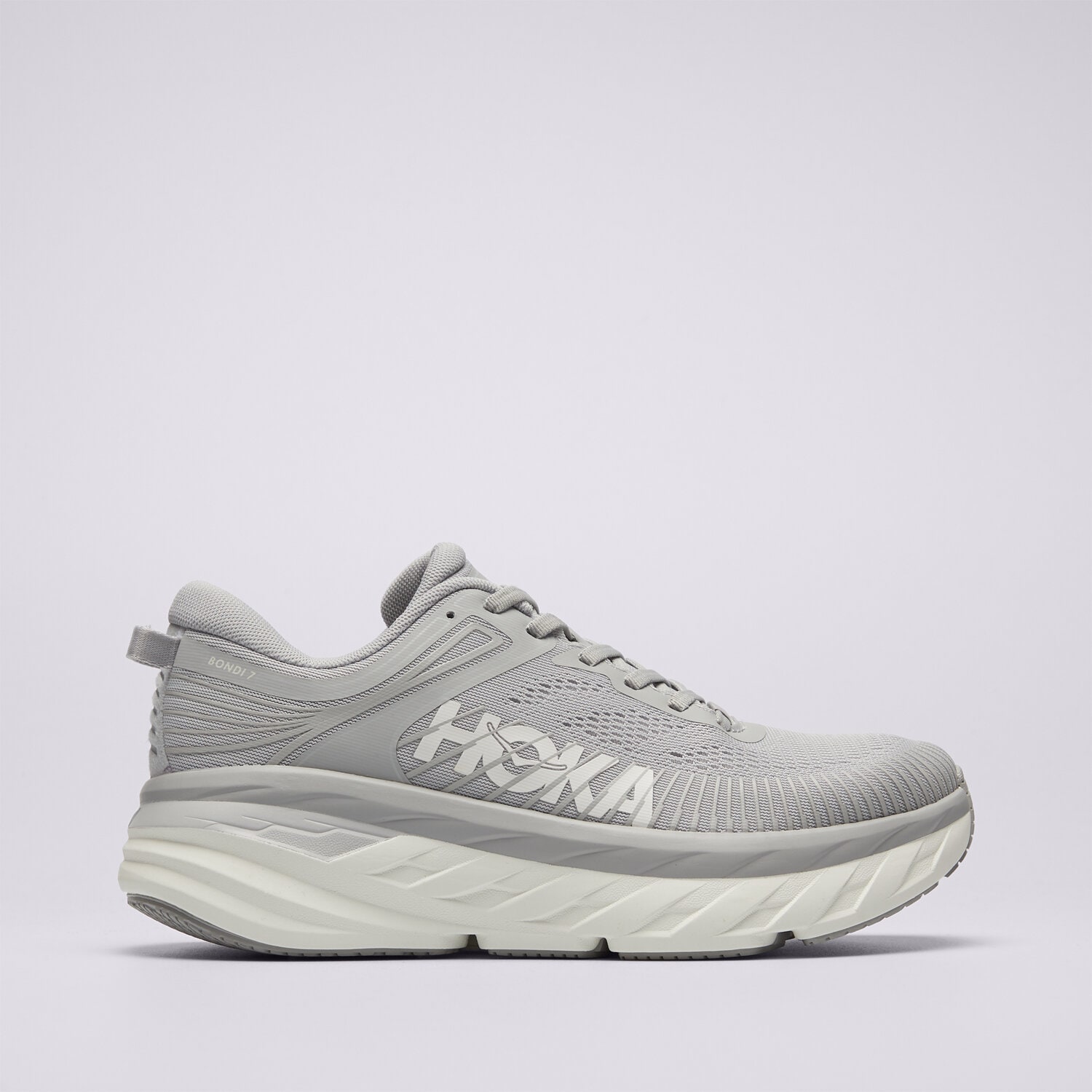 Buty sneakersy damskie HOKA BONDI 7 1110519HST SZARY