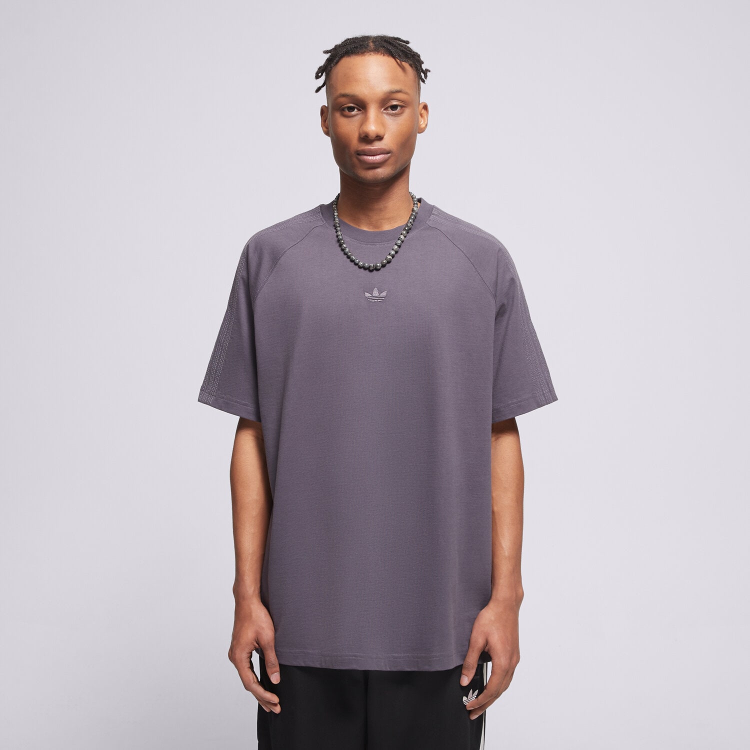 Koszulka, t-shirt sportowy męski ADIDAS T-SHIRT P ESS TEE KD3911 SZARY