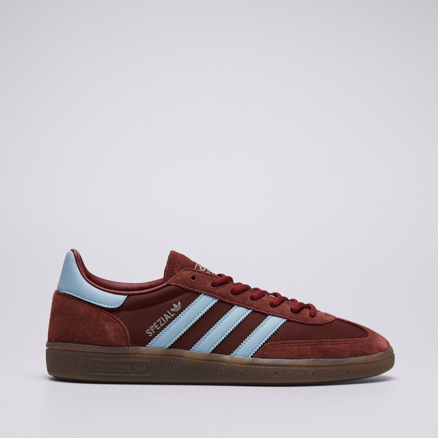 Buty sneakersy męskie ADIDAS HANDBALL SPEZIAL IH6596 BORDOWY