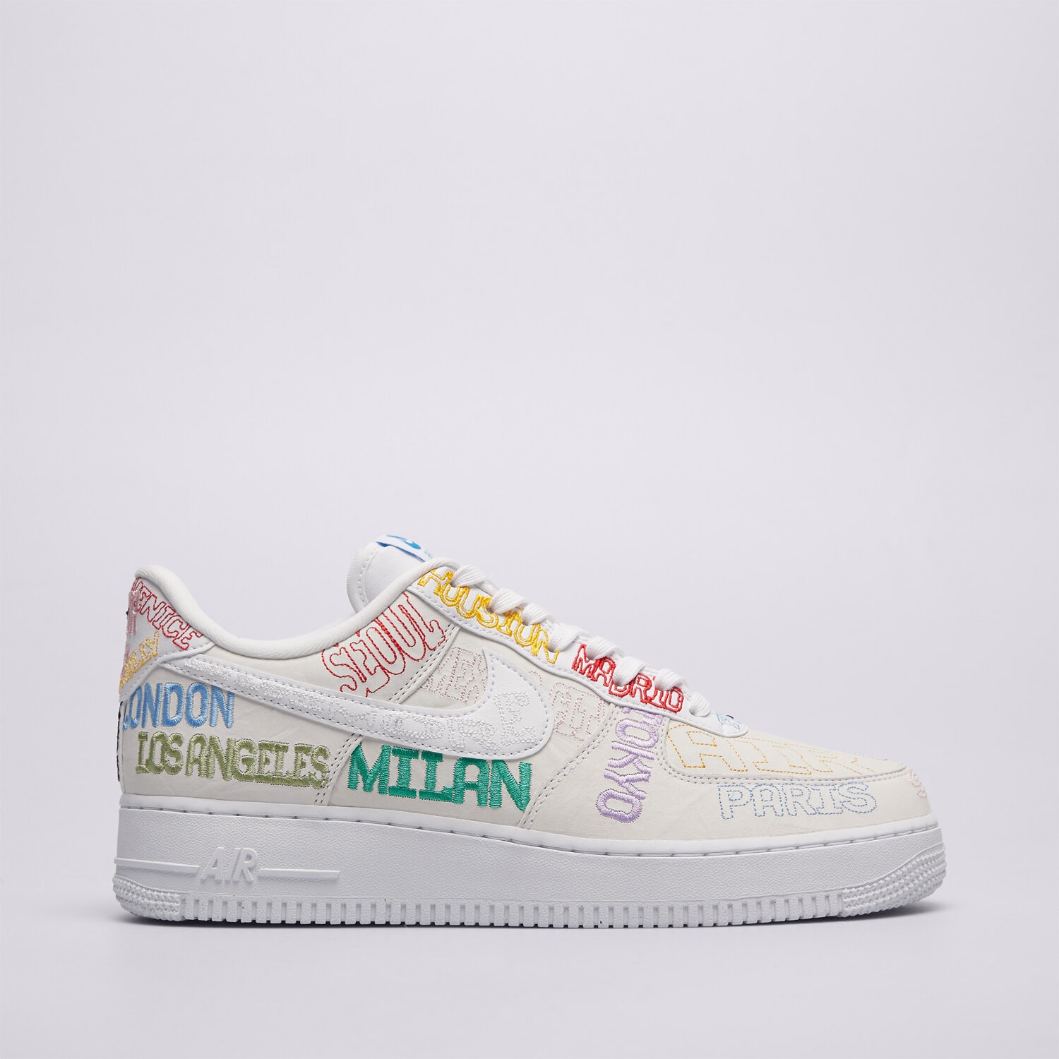 Buty sneakersy męskie NIKE AIR FORCE 1 '07 LOW LV8 STYLE II1549-100 BIAŁY