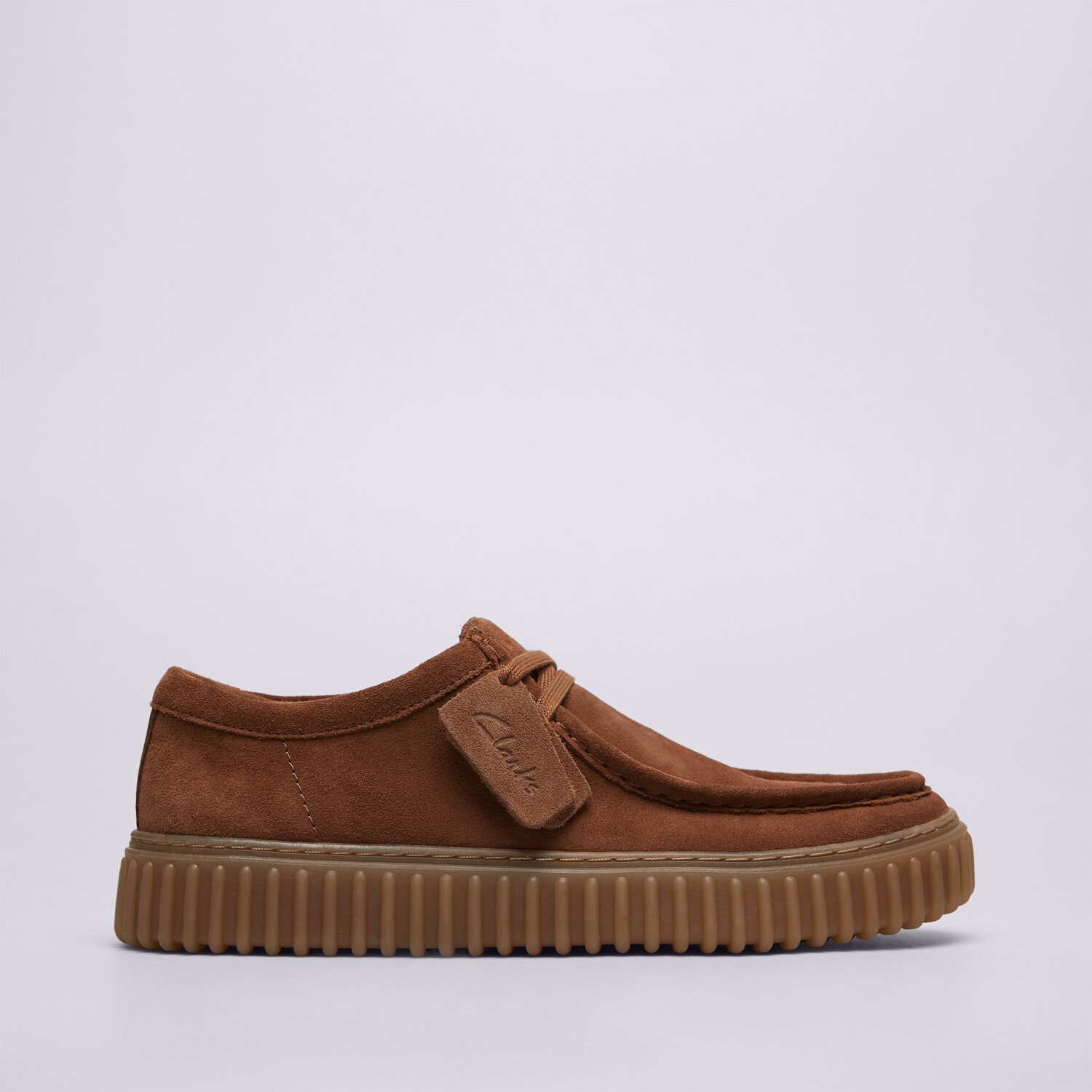 Buty męskie Casual CLARKS TORHILL LO 26187376 BRĄZOWY