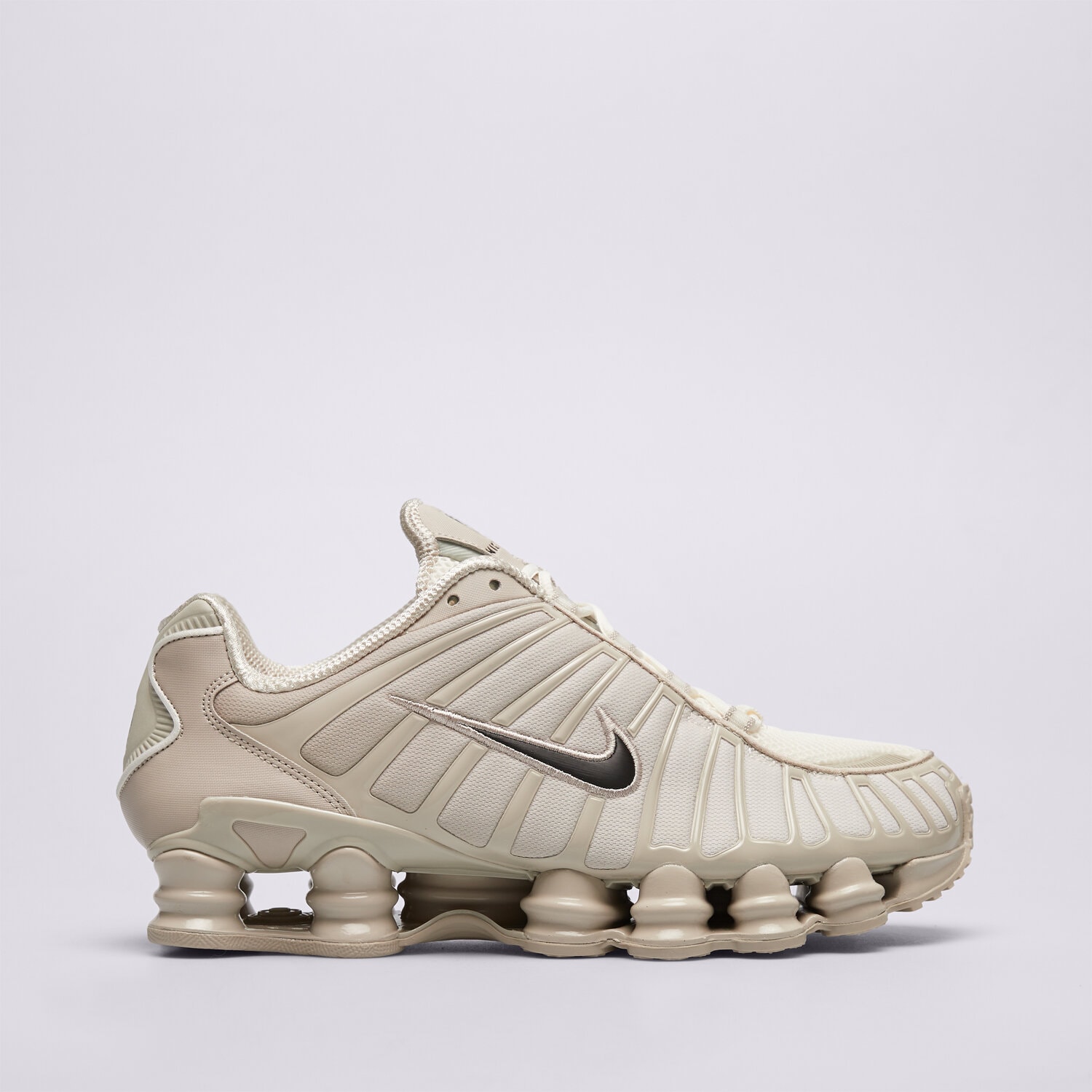 Buty sneakersy męskie NIKE SHOX TL AV3595-201 BEŻOWY
