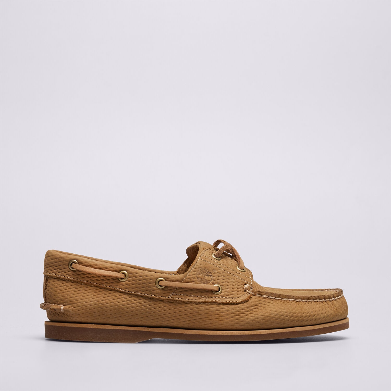 Buty męskie Casual TIMBERLAND BOAT SHOE - 2 EYE Tb0a4187en31 BEŻOWY