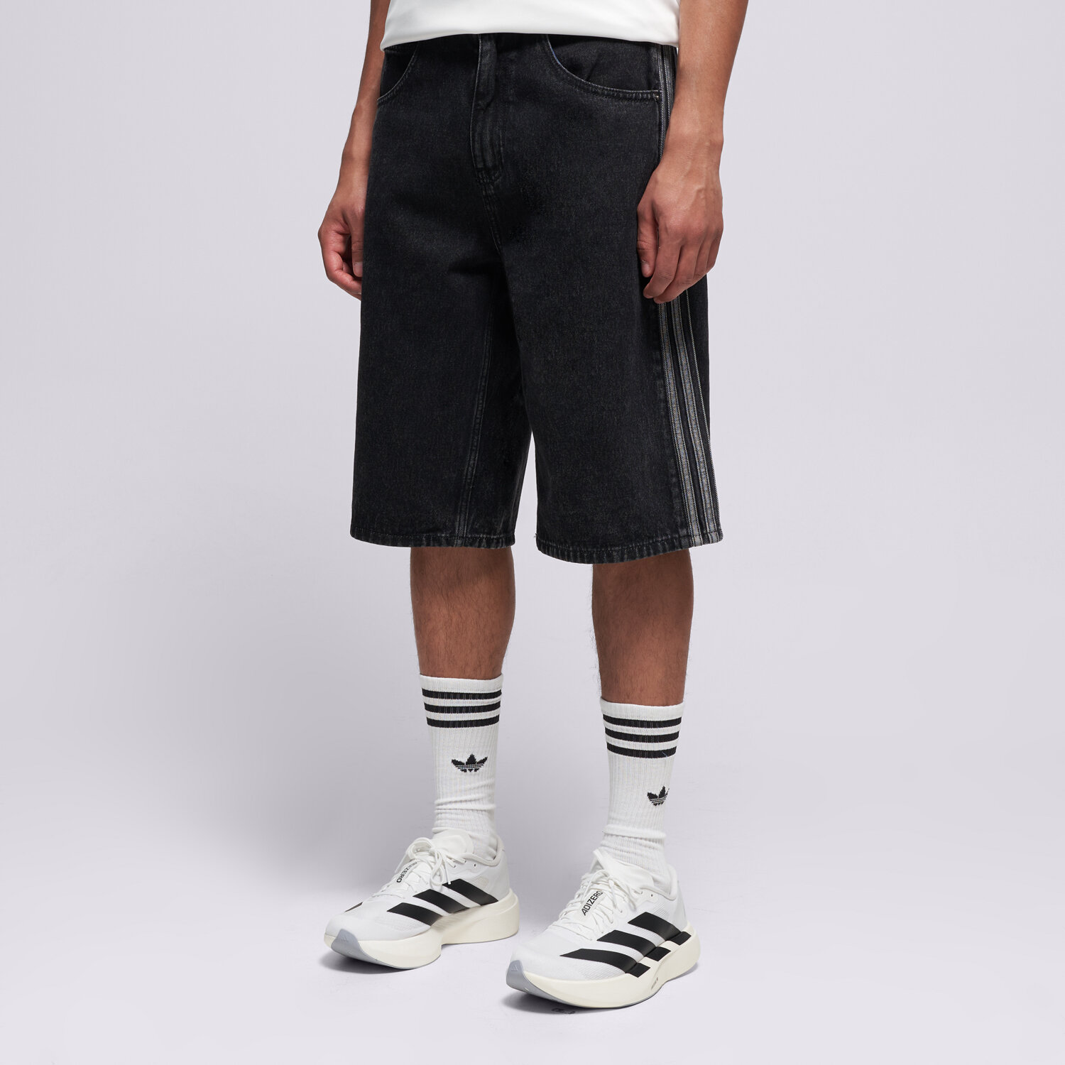 Krótkie spodenki, szorty męskie ADIDAS SZORTY FIREBIRD KD1498 CZARNY