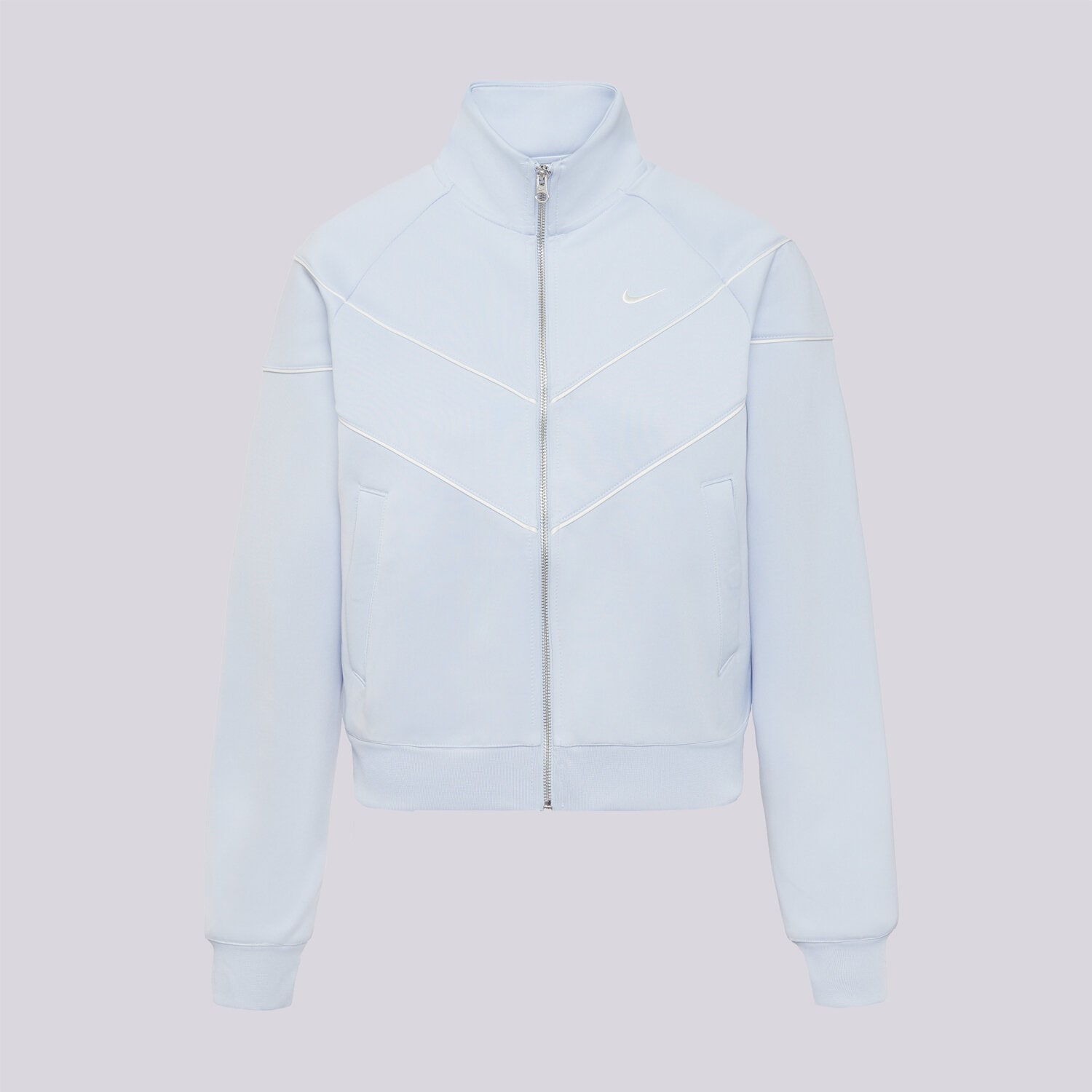 Bluza damska NIKE BLUZA ROZPINANA W NSW NK WR POLY KNIT JKT HJ0975-407 NIEBIESKI