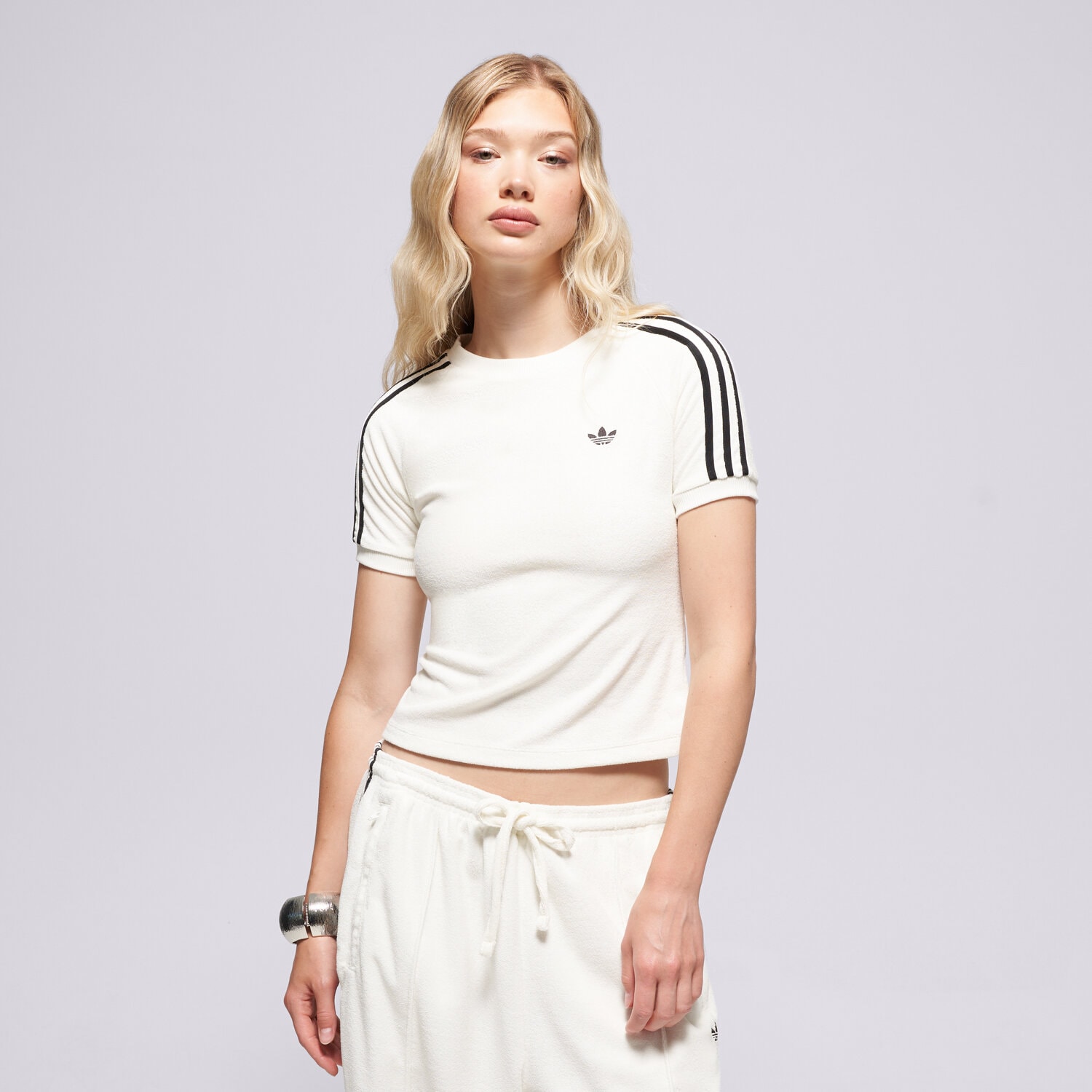 Koszulka, t-shirt damski ADIDAS T-SHIRT CALI KD1411 BEŻOWY