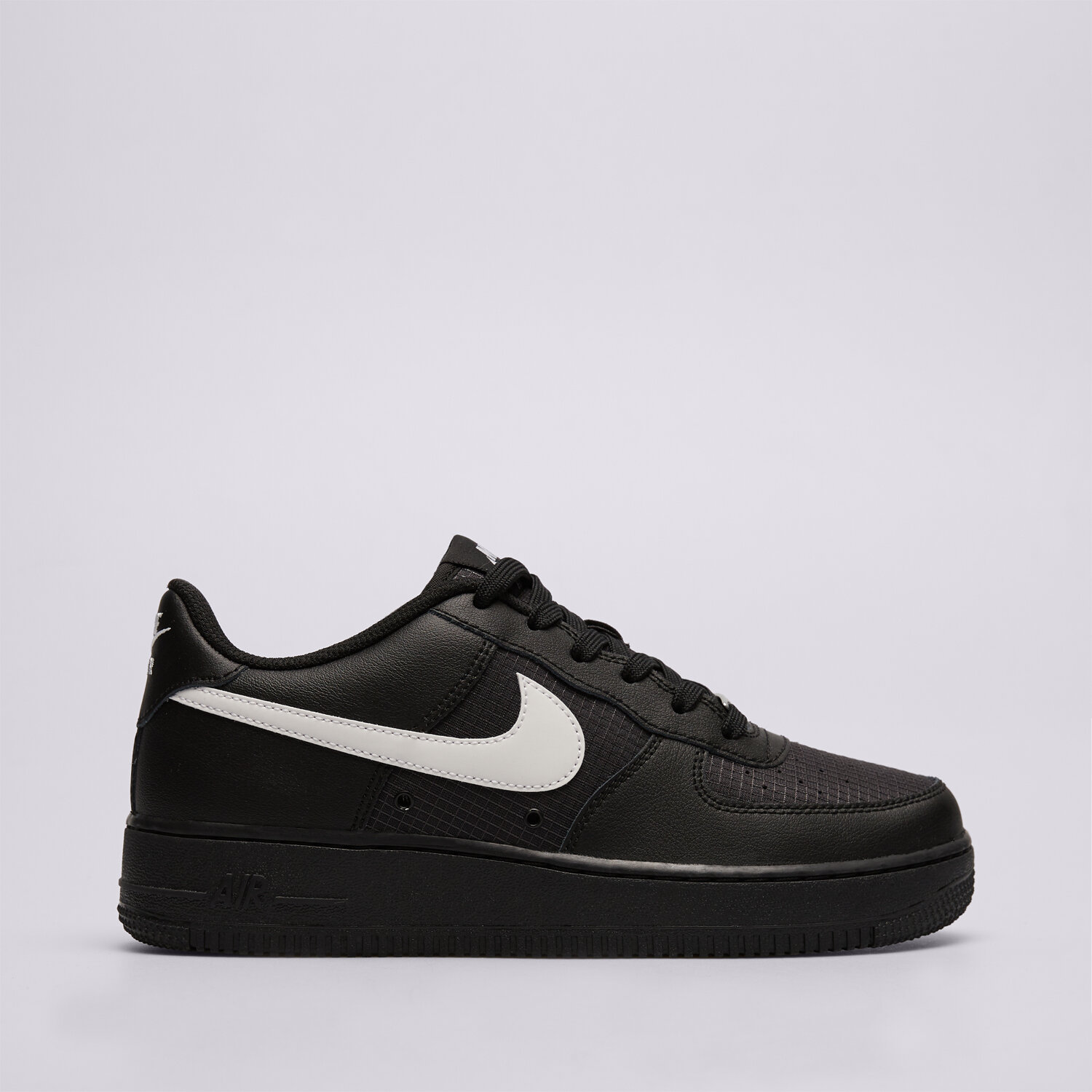 Buty sneakersy dla dzieci NIKE AIR FORCE 1 TECH BG IR3992-001 CZARNY