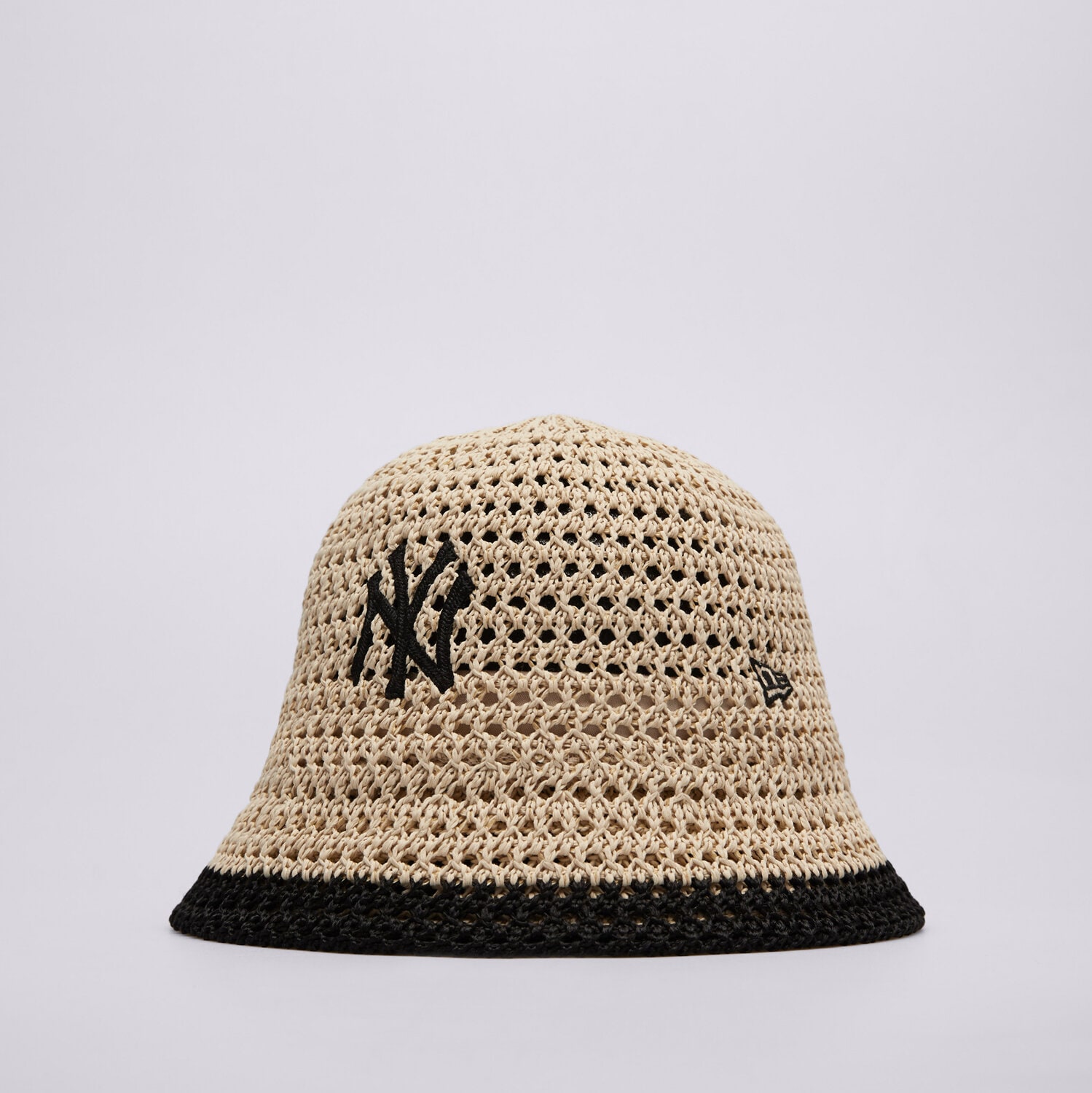 NEW ERA KAPELUSZ WMNS KNITTED BUCKET NYY NEW YORK YANKEES 60856308 BEŻOWY