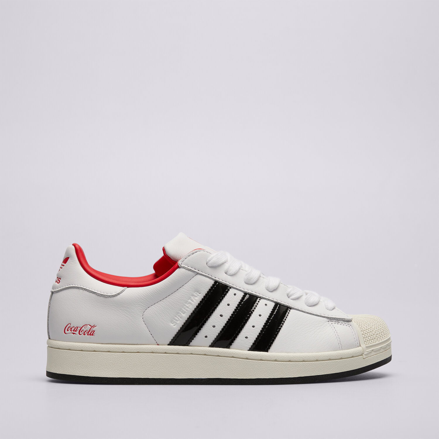 Buty sneakersy męskie ADIDAS SUPERSTAR II COCA-COLA KH6888 BIAŁY