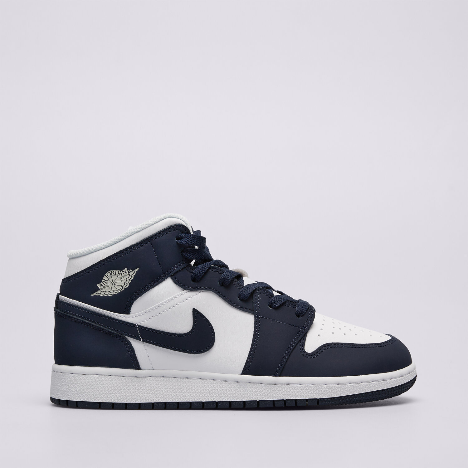 Buty sneakersy dla dzieci JORDAN AIR 1 MID GS IV6050-451 GRANATOWY