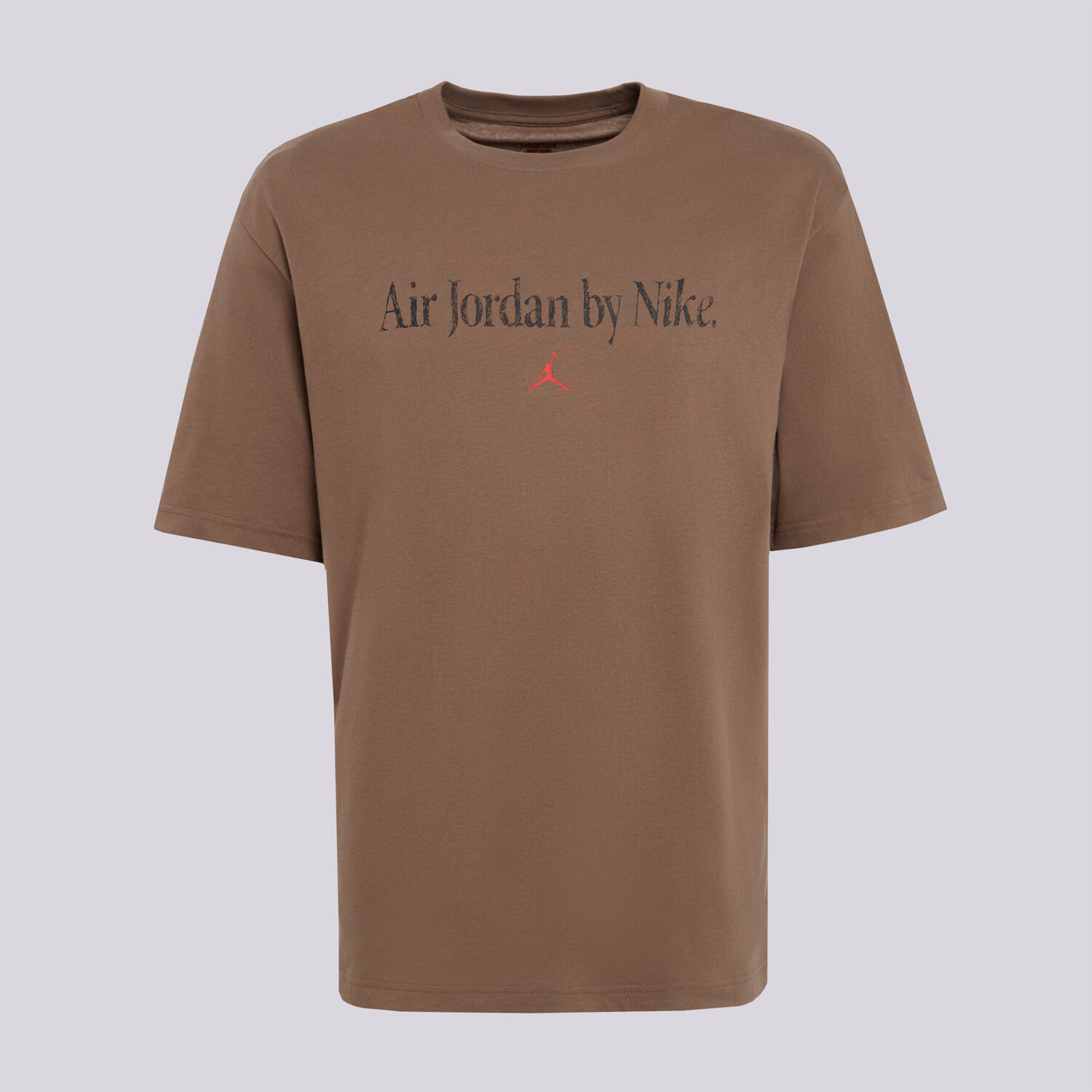 Koszulka, t-shirt sportowy męski JORDAN T-SHIRT M J BRK GX SNKR 85 SS CRW IX1576-274 BRĄZOWY