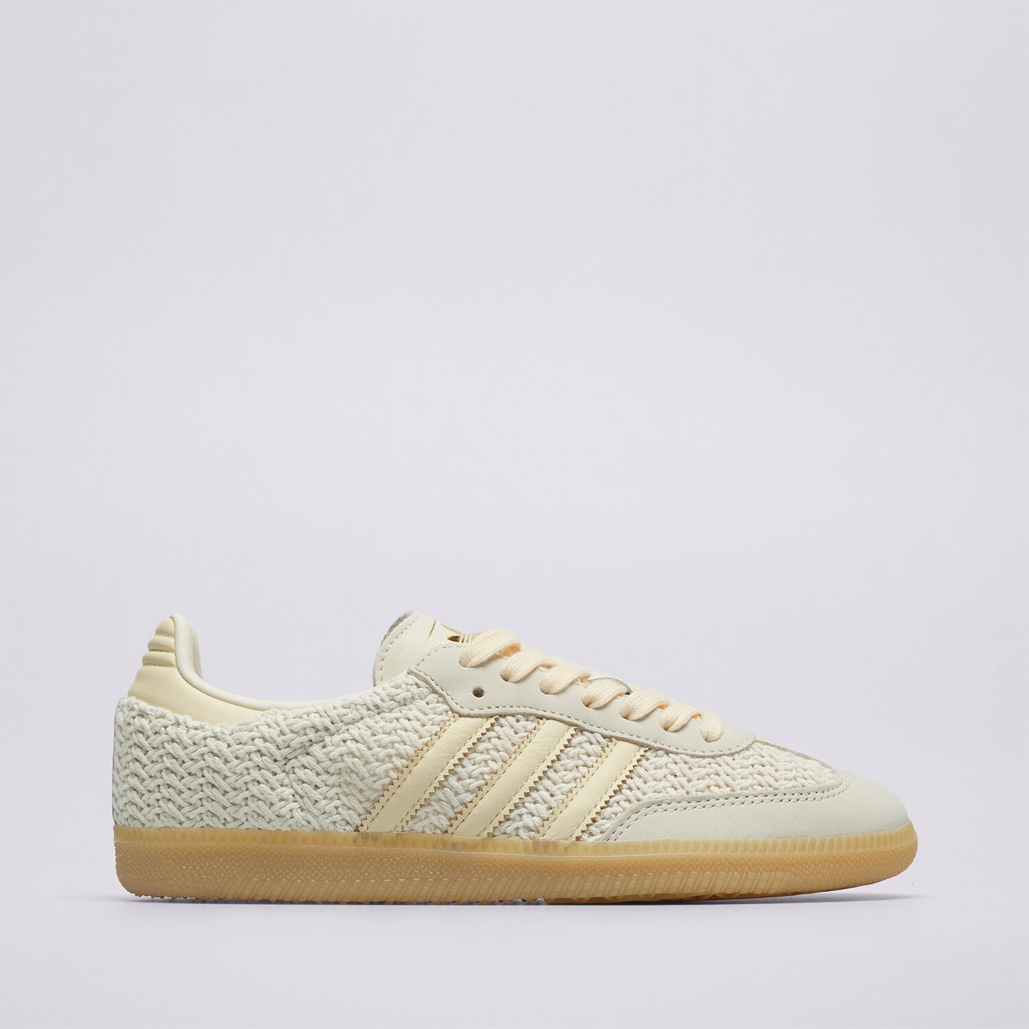 Buty sneakersy damskie ADIDAS SAMBA OG W LA7815 BEŻOWY