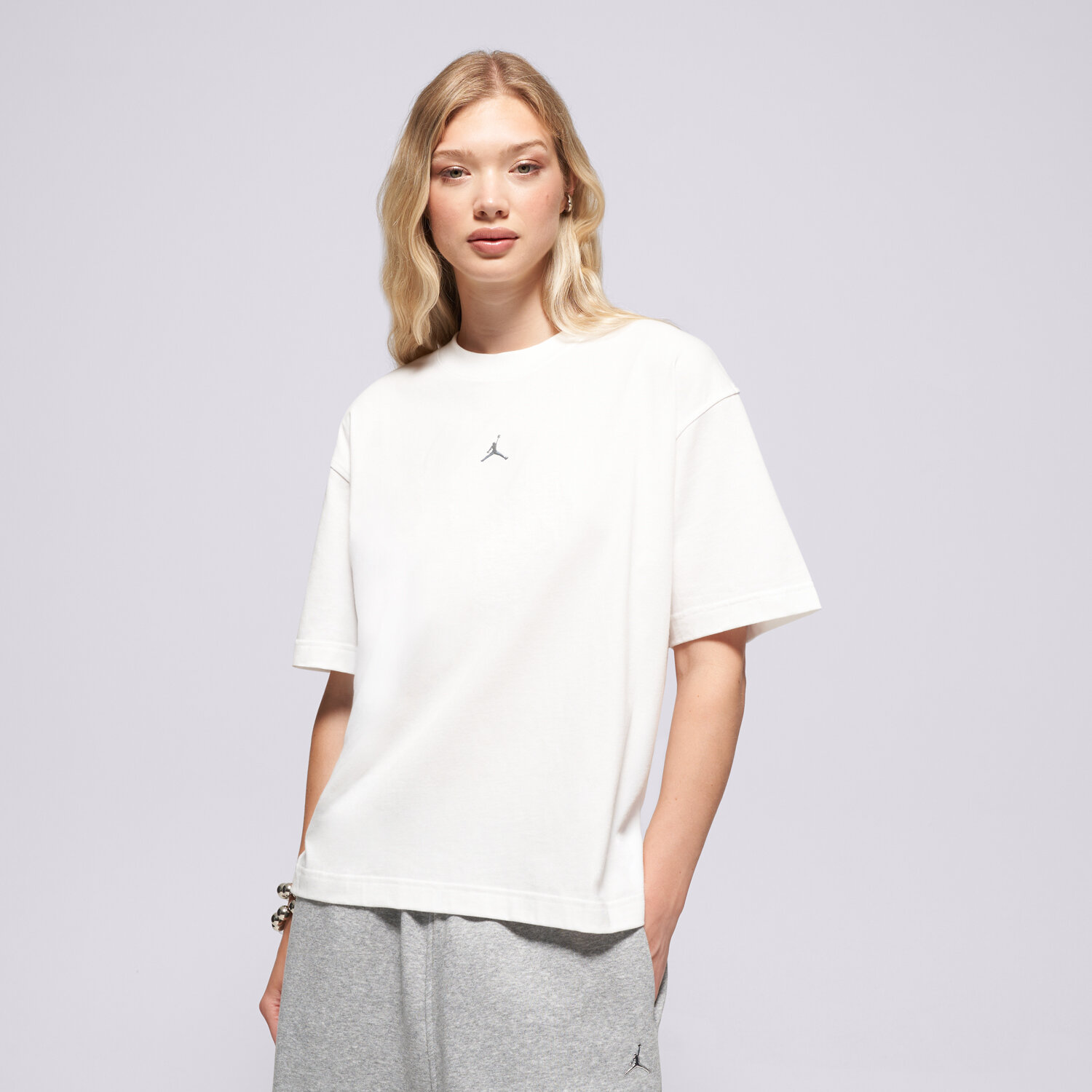 Koszulka, t-shirt damski JORDAN T-SHIRT W J ESS SS GF TEE IM7154-100 BIAŁY