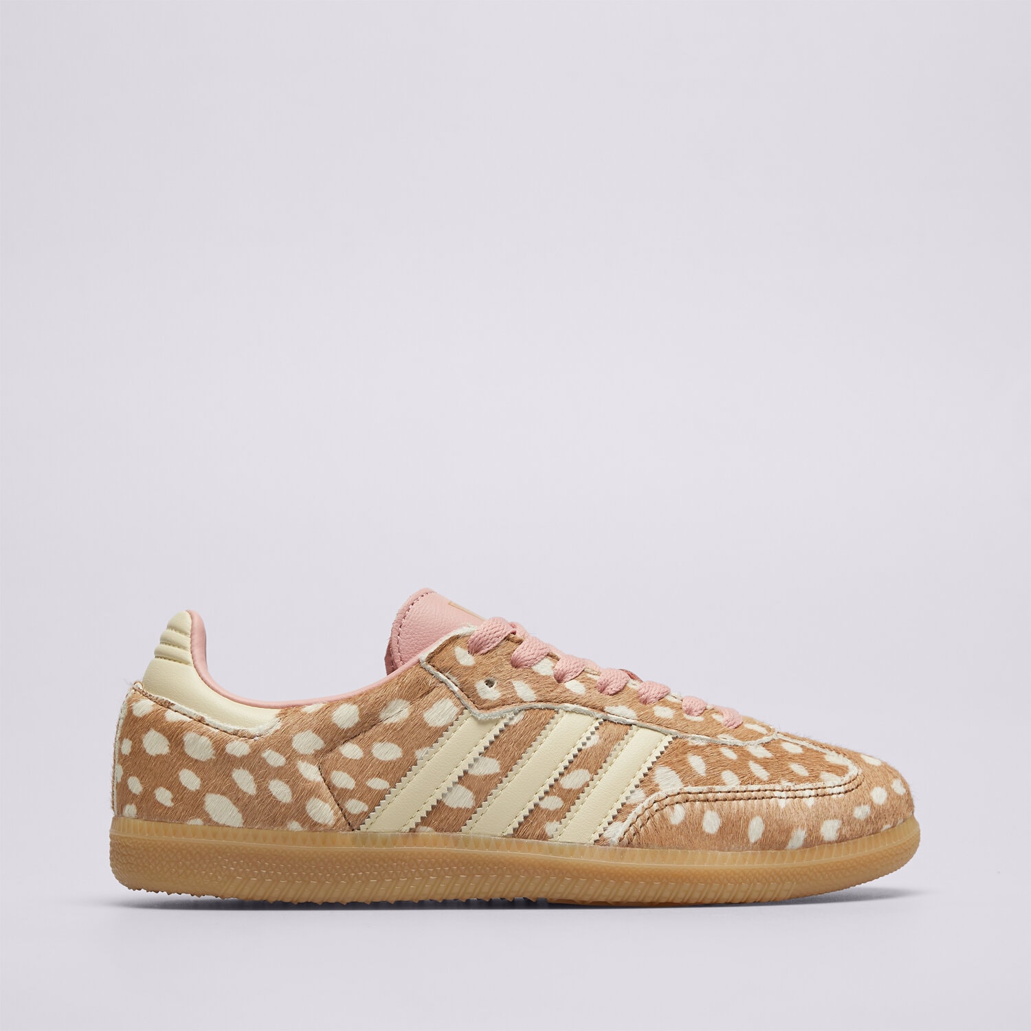 Buty sneakersy damskie ADIDAS SAMBA OG W KJ7447 BRĄZOWY