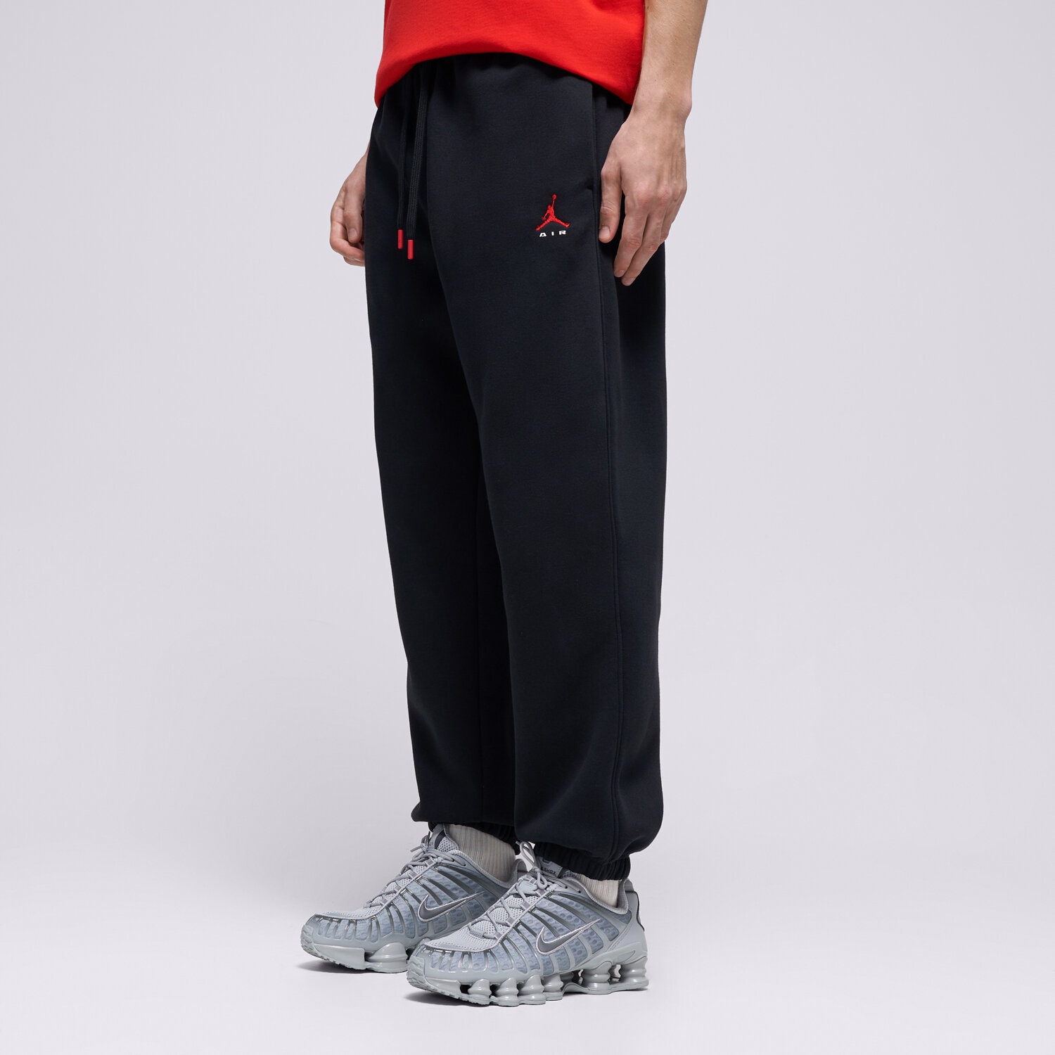 Spodnie sportowe męskie JORDAN SPODNIE M J BRK ST FLC CUFF PANT BB IM8906-010 CZARNY