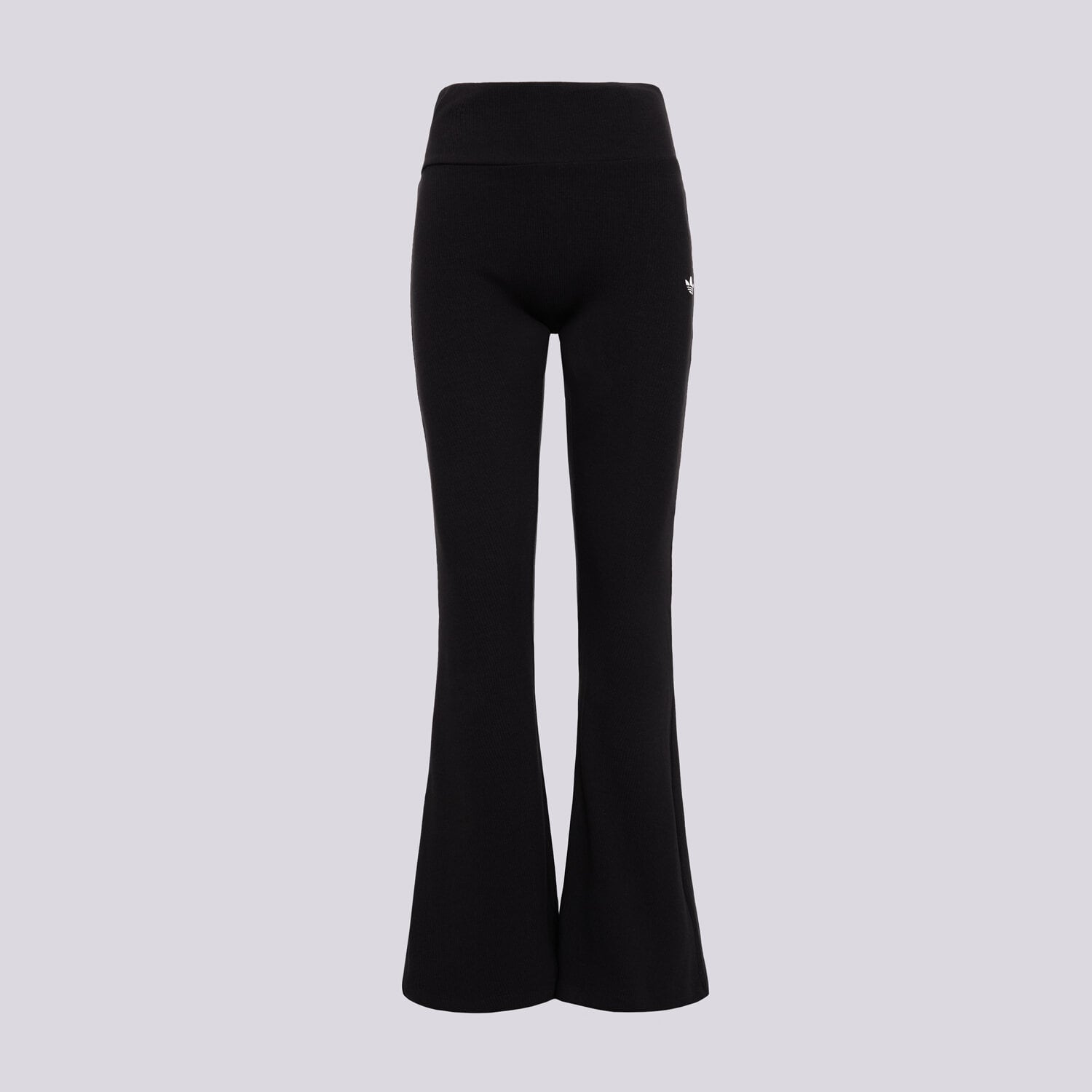 Spodnie sportowe damskie ADIDAS SPODNIE ESS RIB FLARED LEGGINGS TIGHTS KR3600 CZARNY
