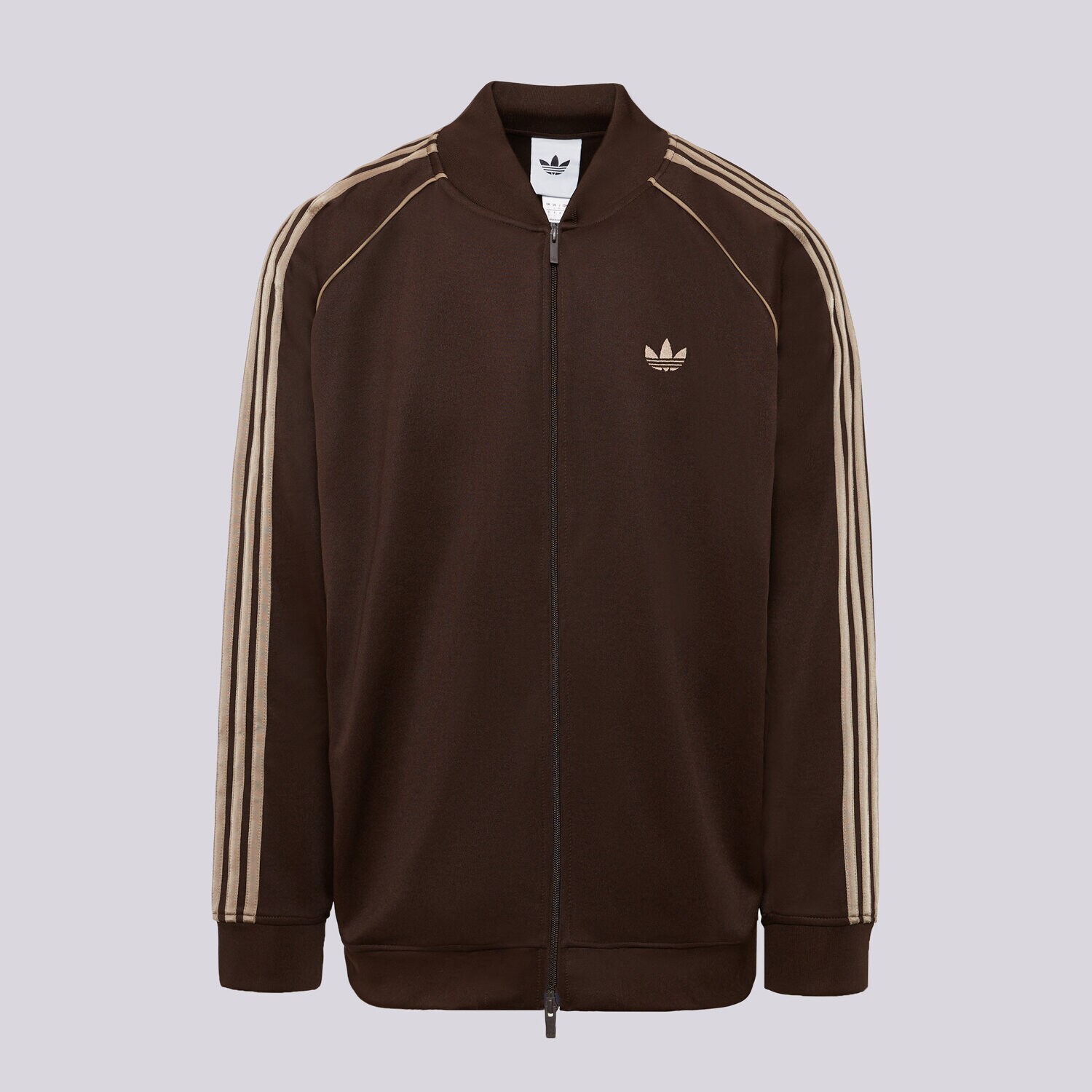 Bluza męska ADIDAS BLUZA ROZPINANA SST TT KS4957 BRĄZOWY