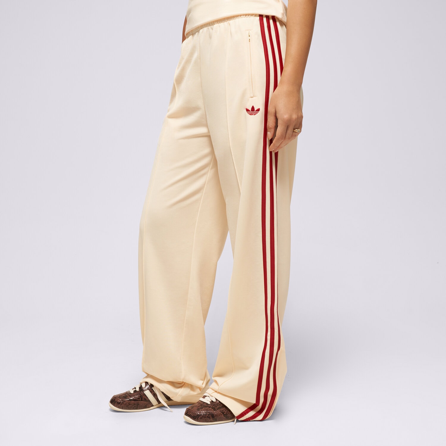 Spodnie sportowe damskie ADIDAS SPODNIE FB LOOSE TP KS4671 ŻÓŁTY
