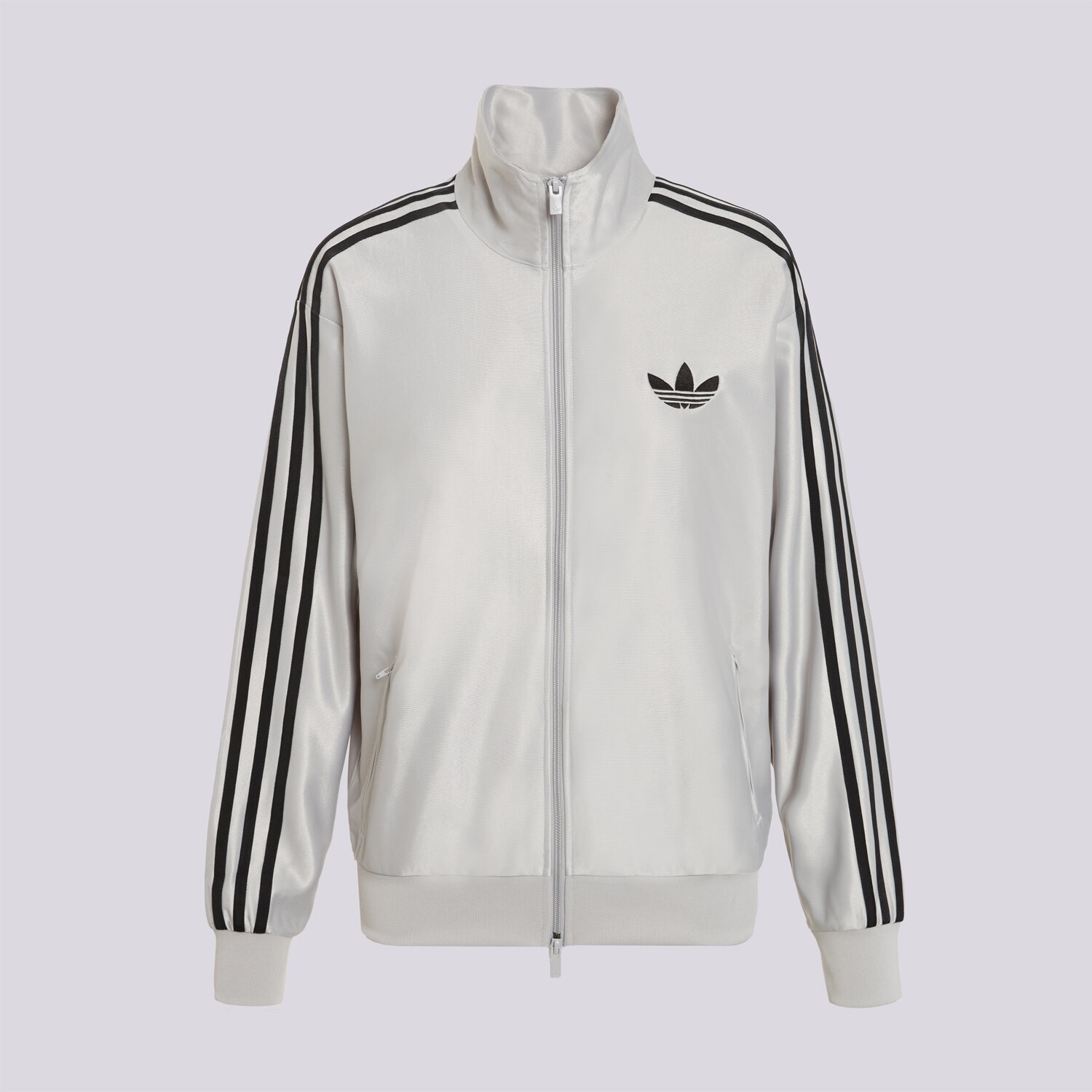 Bluza damska ADIDAS BLUZA ROZPINANA FB LOOSE TT KS9980 SREBRNY