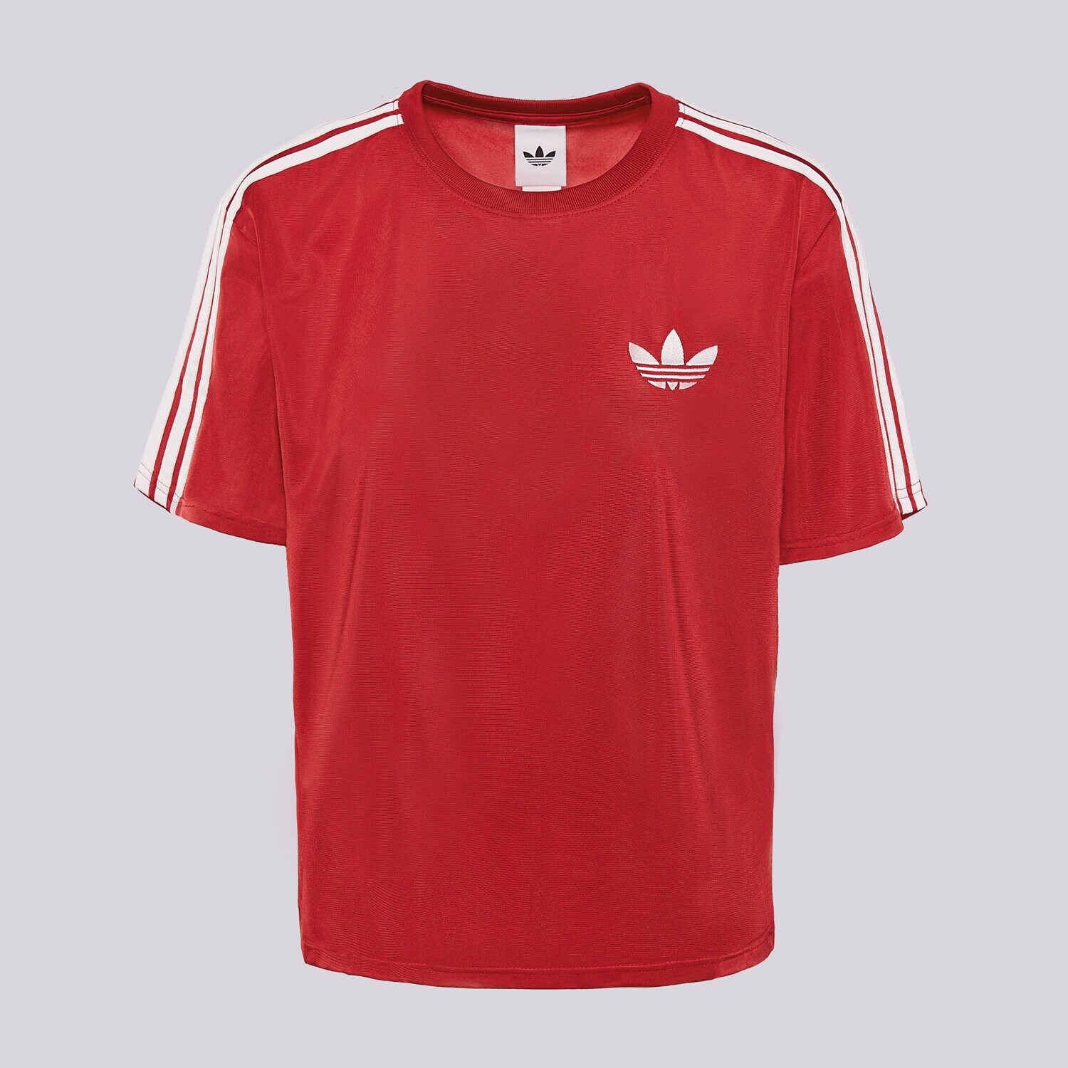 Koszulka, t-shirt damski ADIDAS T-SHIRT FB TEE KS4802 CZERWONY