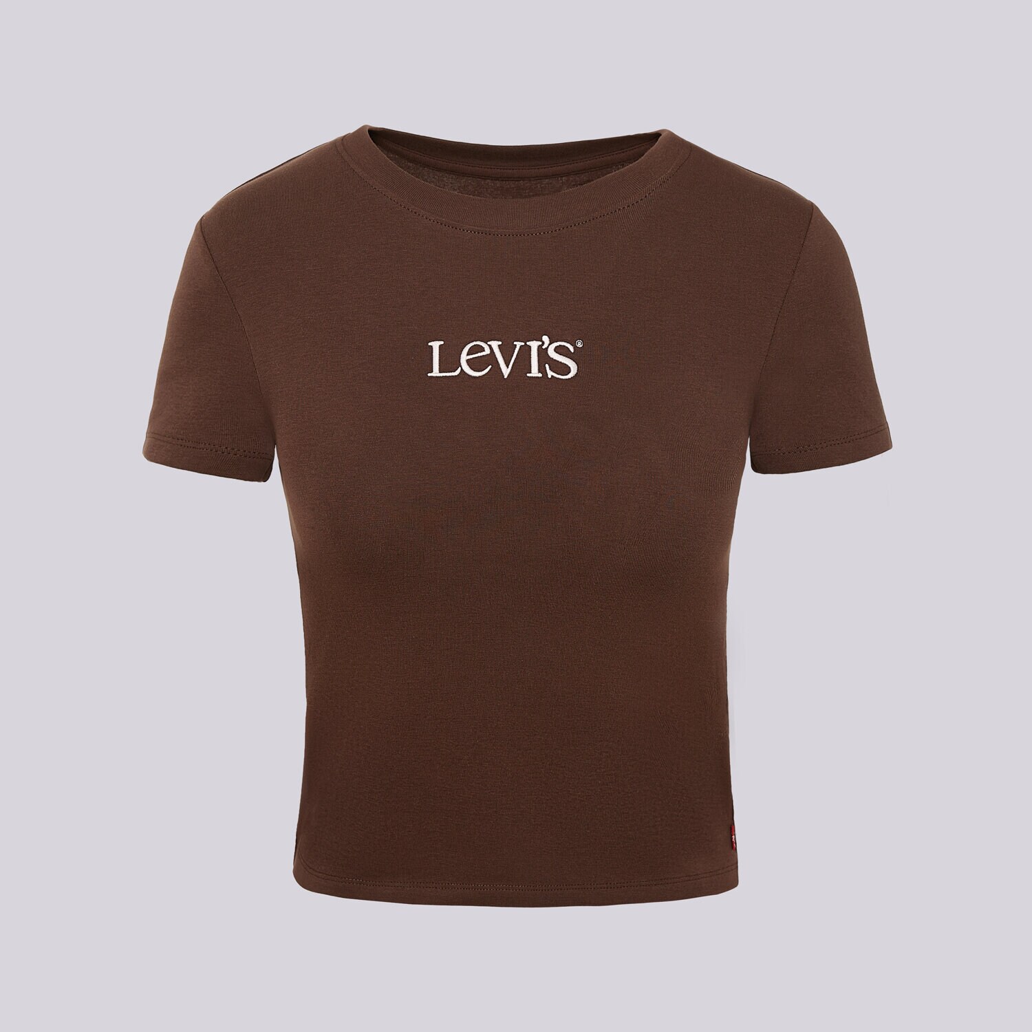 Koszulka, t-shirt damski LEVI'S T-SHIRT GR ESSENTIAL BABY TEE 008CH-0009 BRĄZOWY