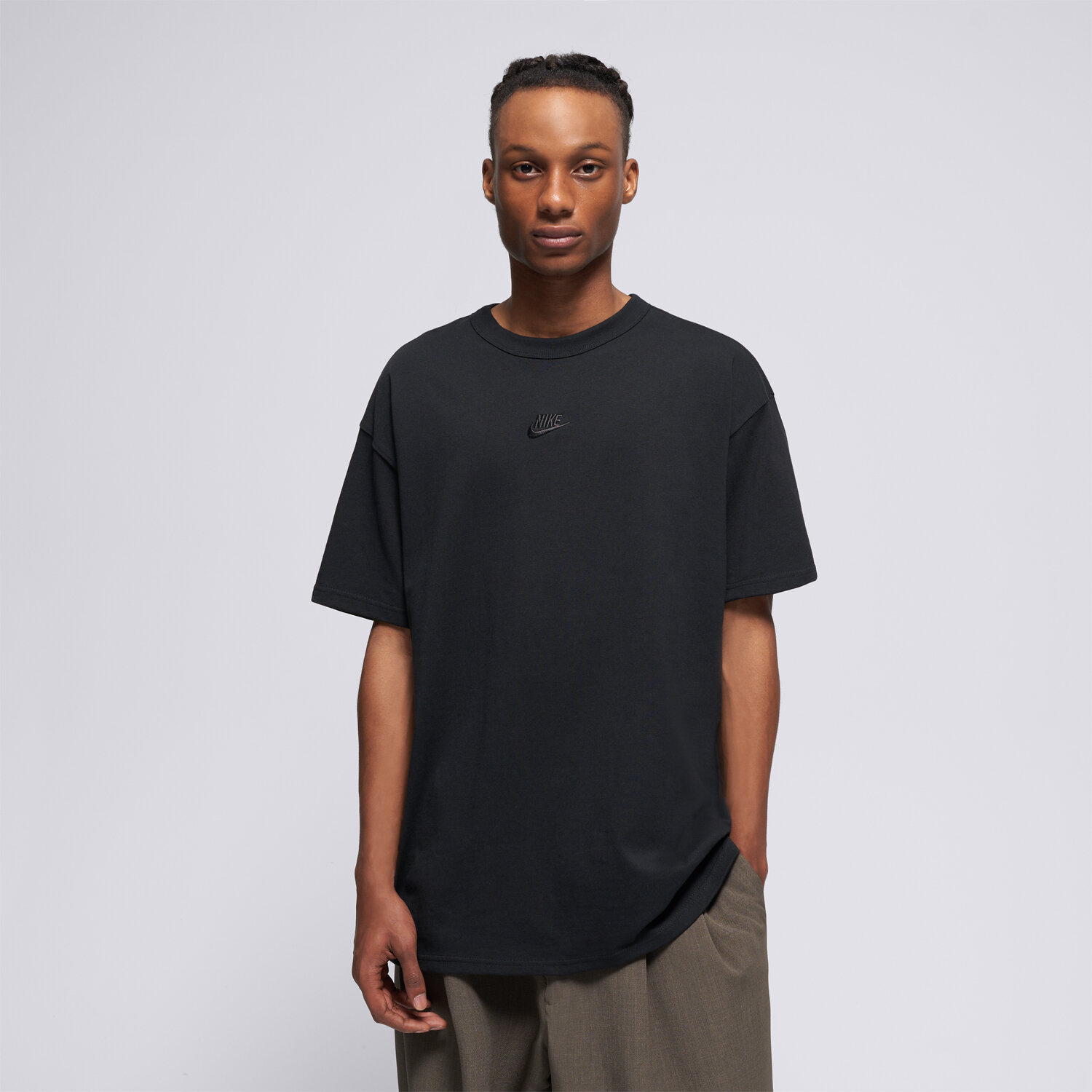 Koszulka, t-shirt sportowy męski NIKE T-SHIRT M NSW TEE LSE PREM ESS SUST IH1121-010 CZARNY