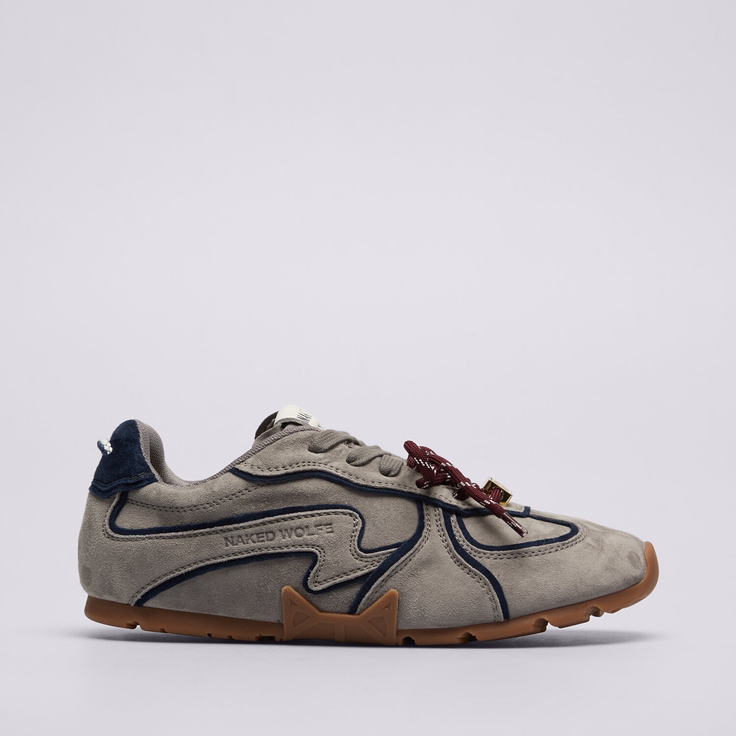 Buty sneakersy damskie NAKED WOLFE ADORED NWADOREDGREYSUEDE SZARY