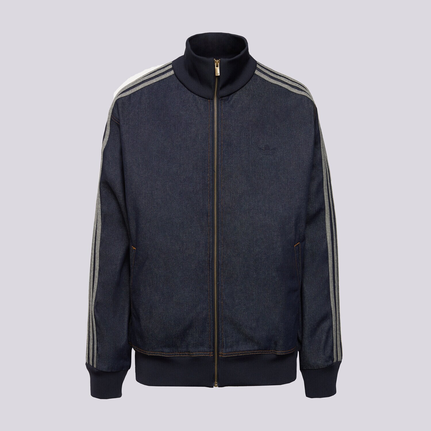 Bluza męska ADIDAS KURTKA DENIM FB TT KS4971 GRANATOWY