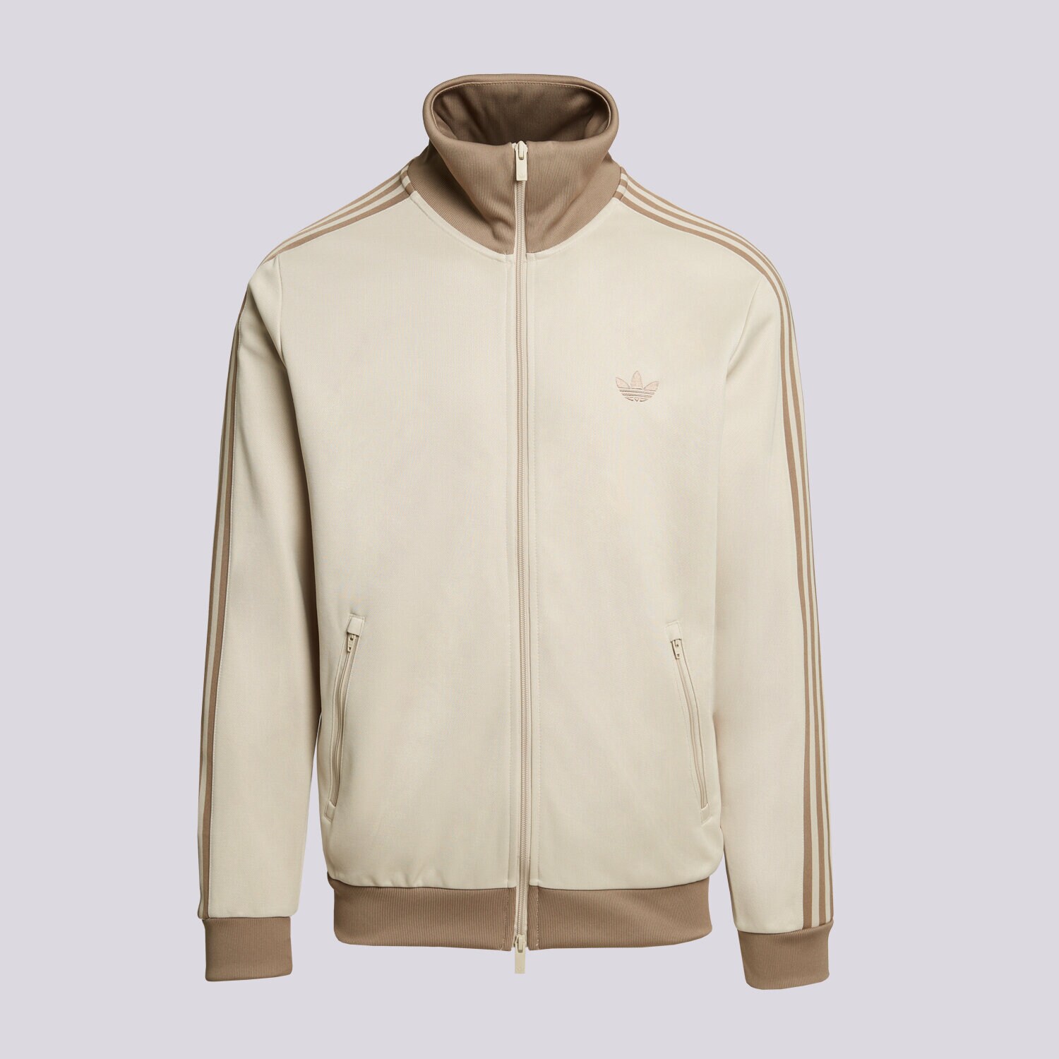 Bluza męska ADIDAS BLUZA ROZPINANA BECKENBAUER TT KT5044 BEŻOWY